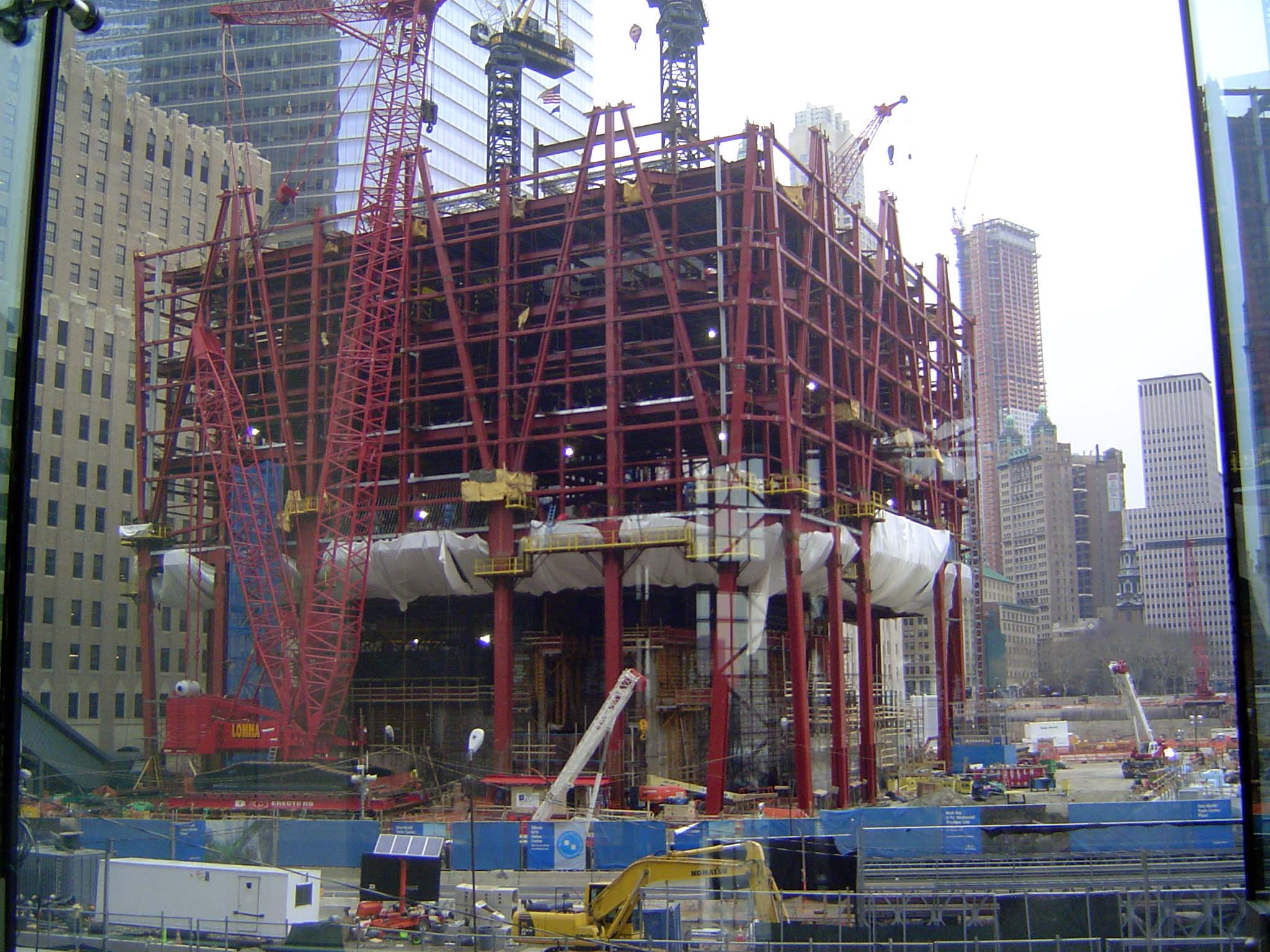 The Freedom Tower rises.