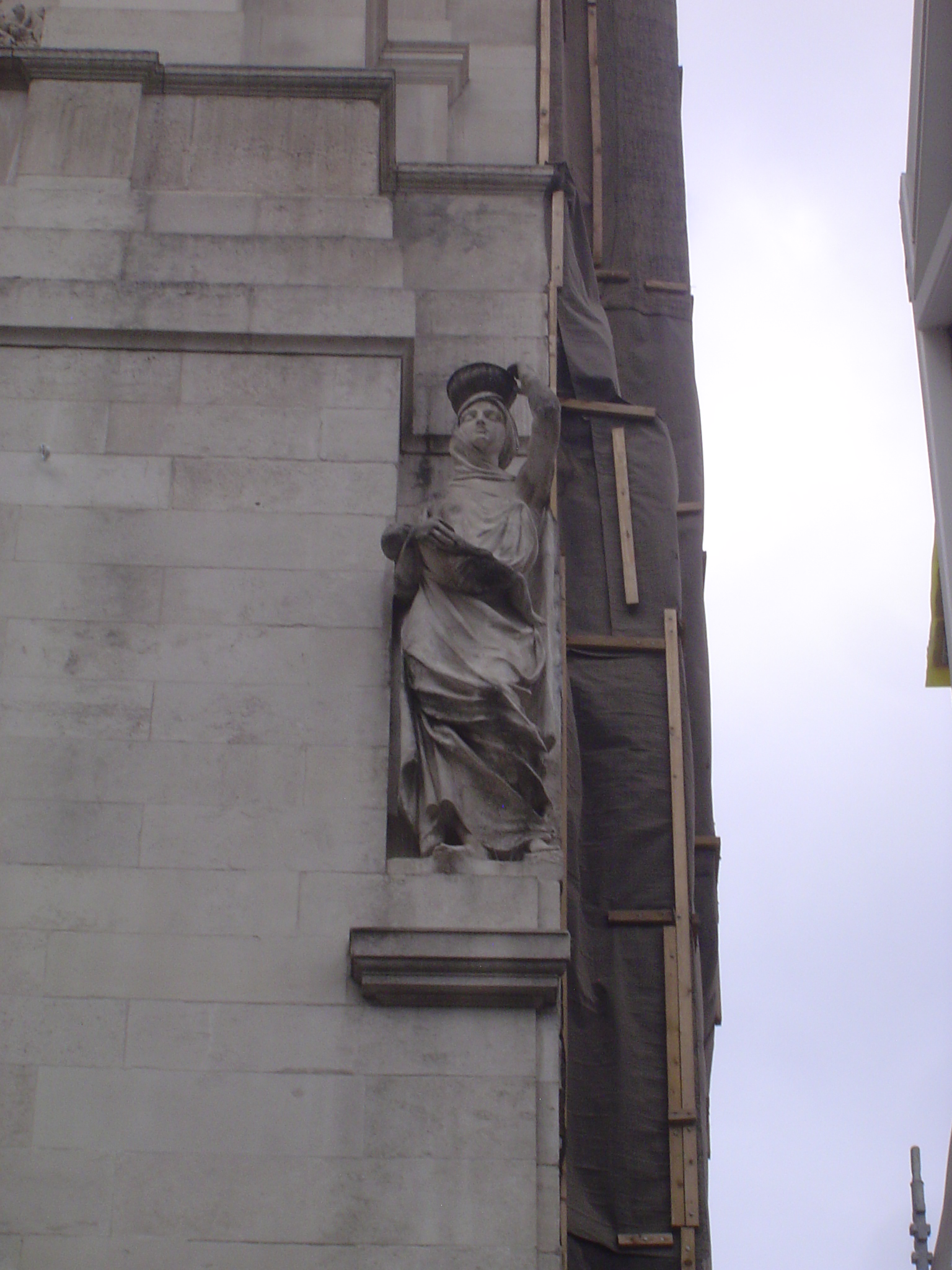 Wood also did this figure of a woman carrying a baby.