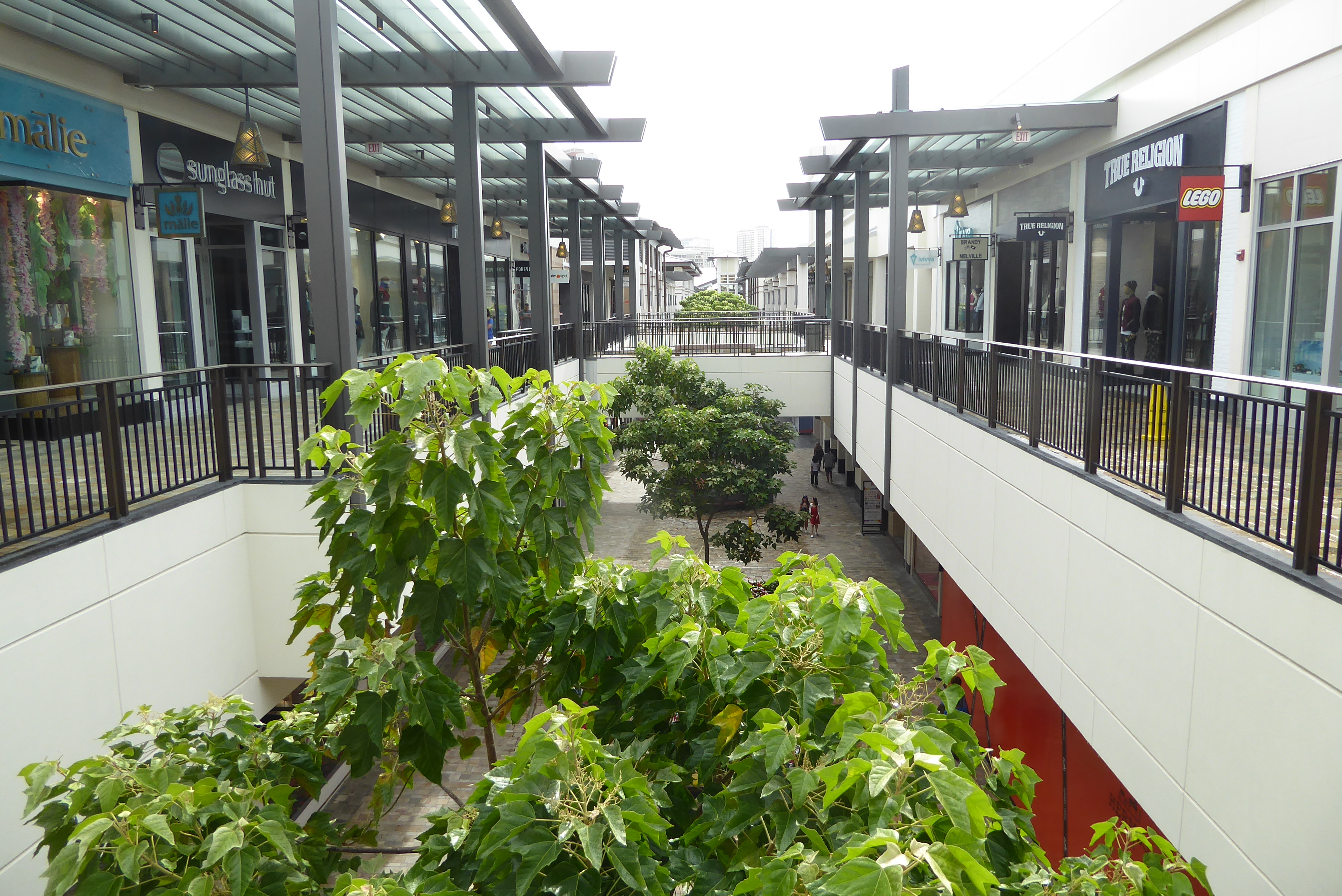 It's been called the biggest outdoor center in the country and has sales per square foot way up there in the A++ trophy class. The mall has