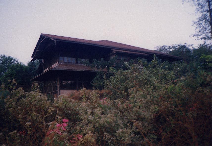 The ridge that parallels the waterfront but stands a half-mile back of it has some spectacular teak houses, built originally for government