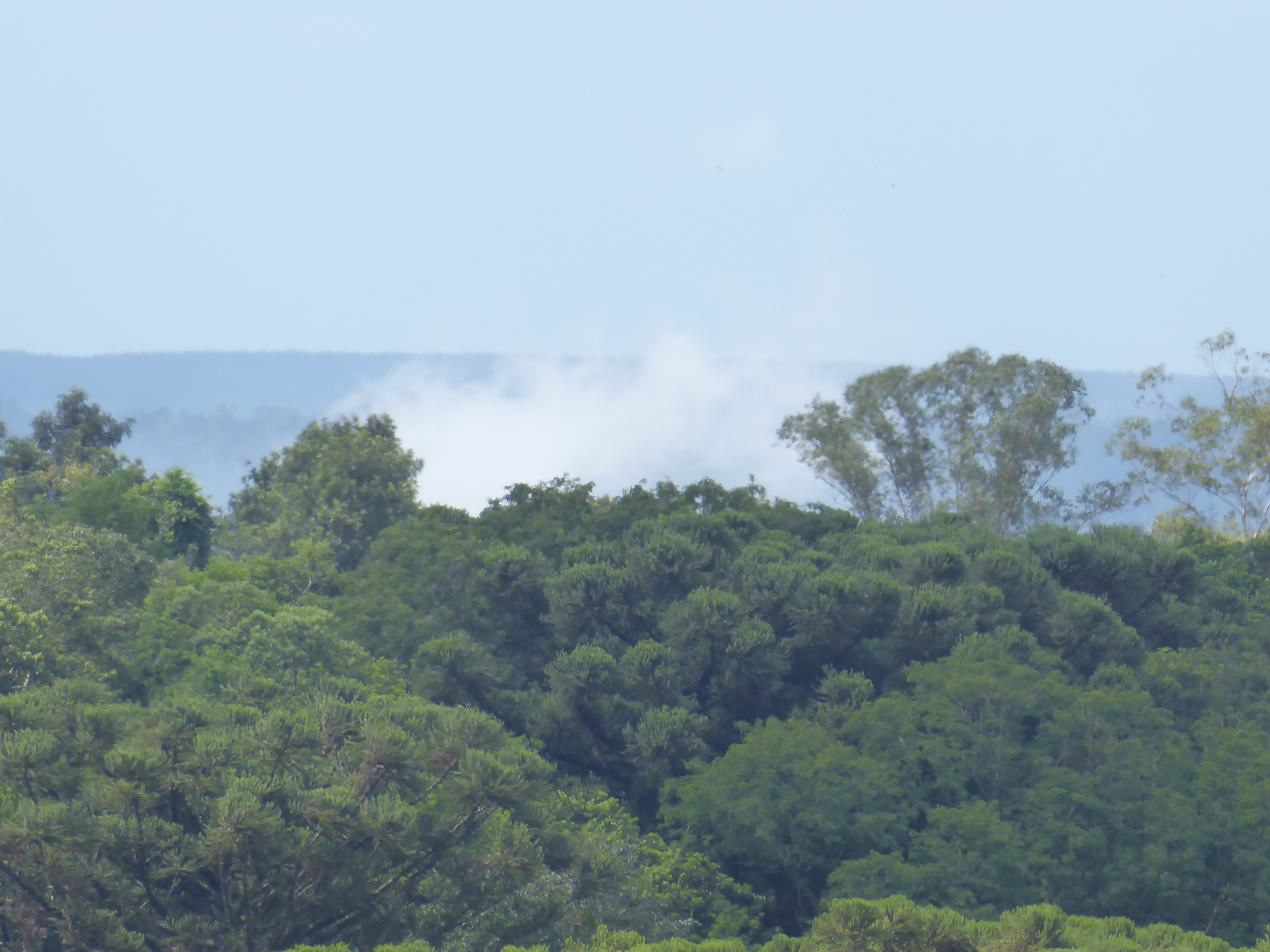 The river itself continues to smoke.
