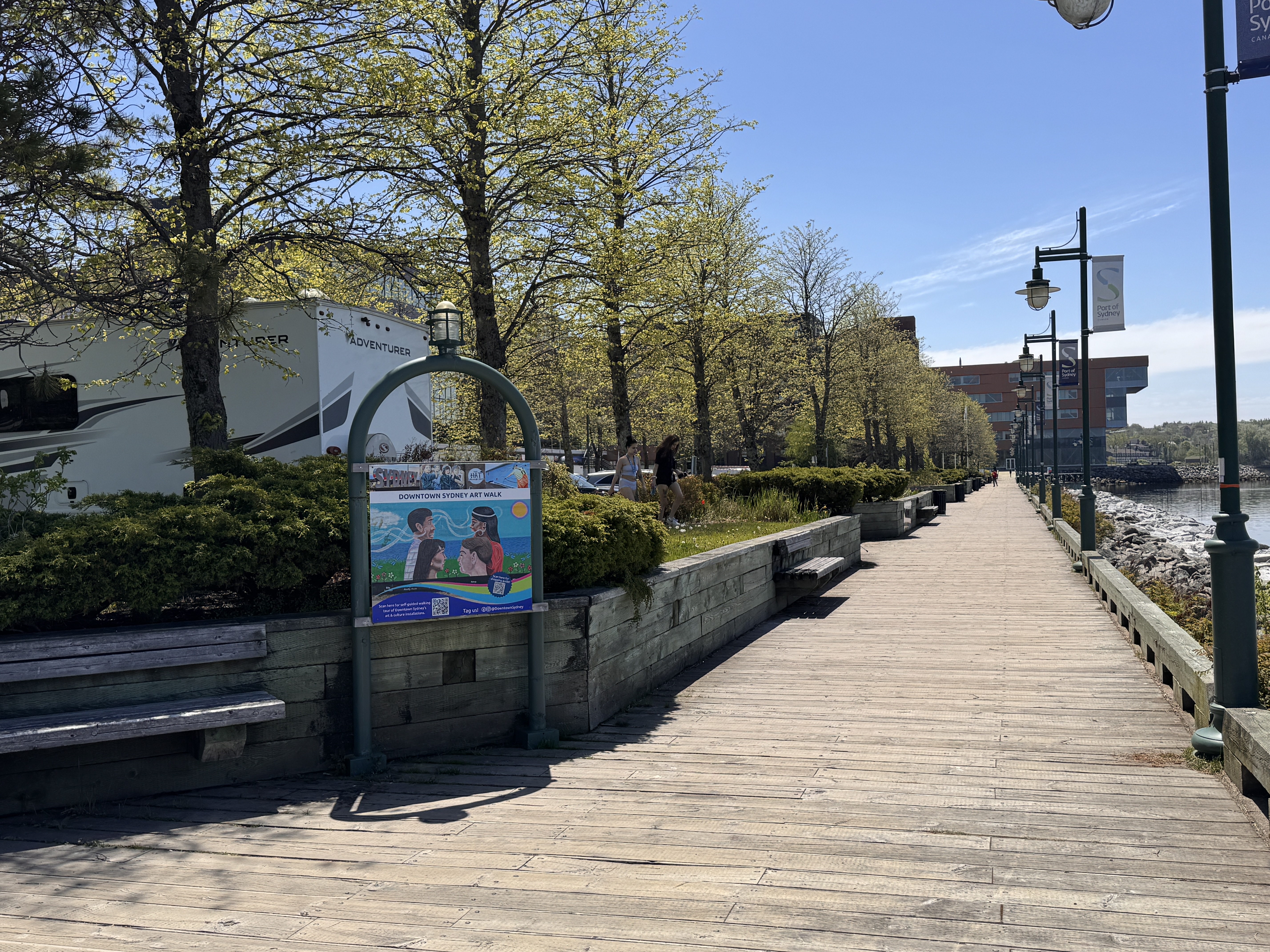 You and I can walk along the harbor's boardwalk, begun about 2000, mostly for cruise-ship passengers, who were now being frequent visitors.