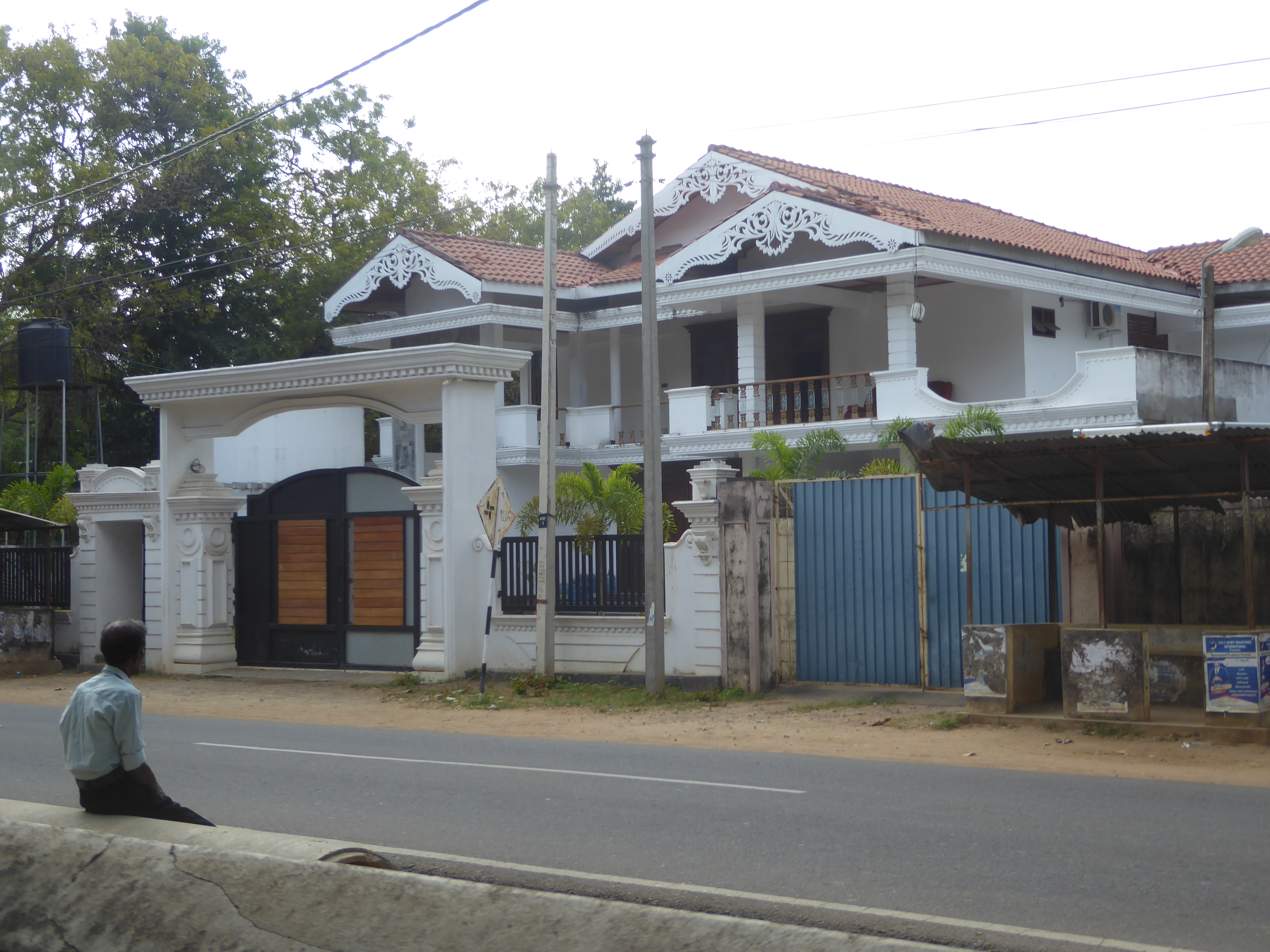 Hunt for it and you'll find better fencing, usually screening the town's few expensive new houses, like this one near St. John's church. If