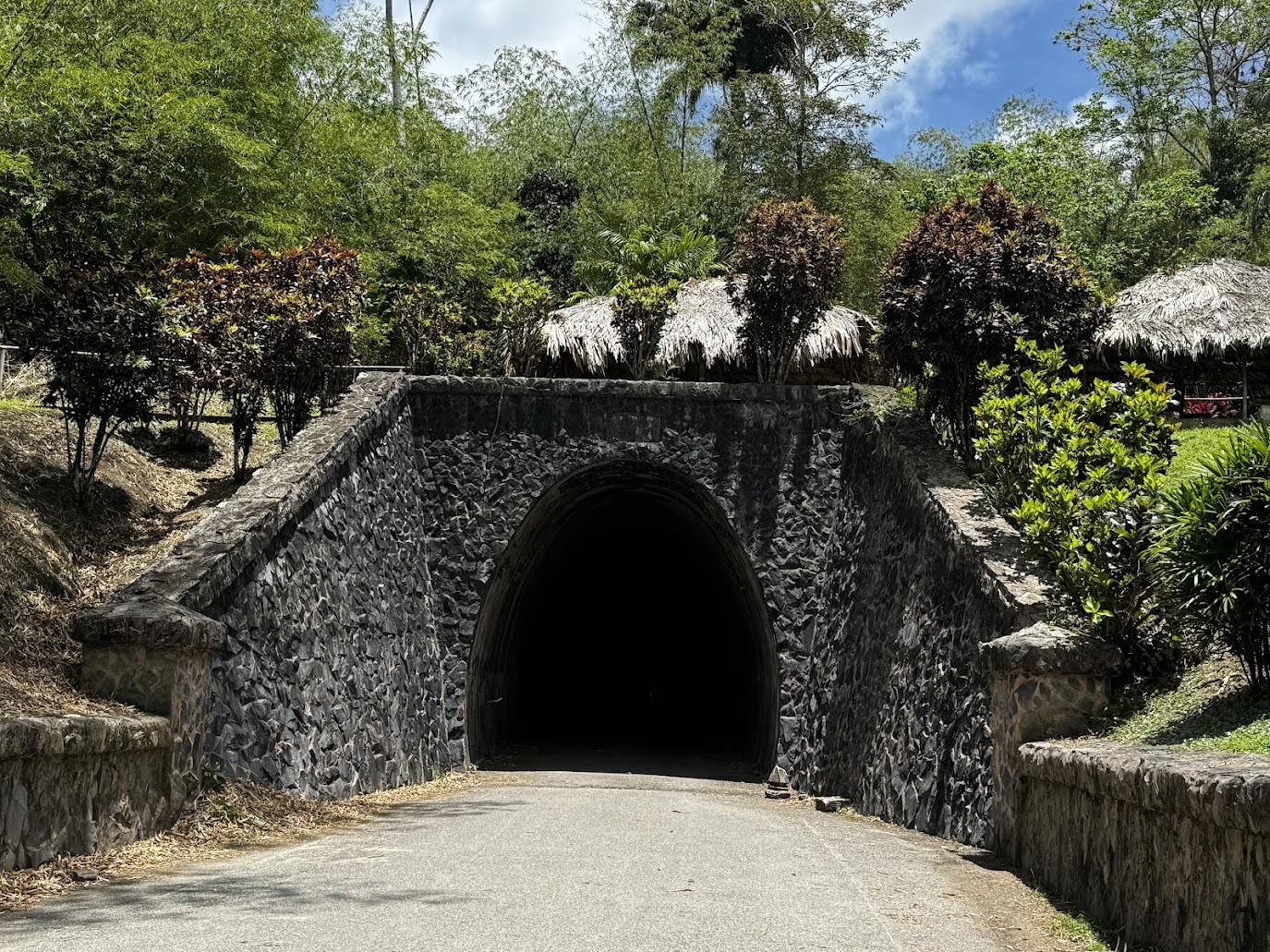 It's hard to find traces of the railroad today.  The most obvious is the former station now the island's main bus station in Port of Spain,