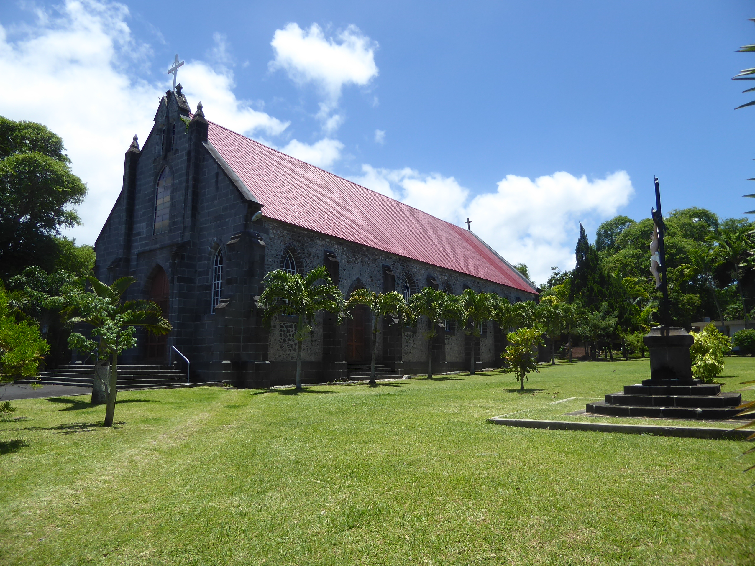 Sugar drove the growth of the district and supported the development of churches like this, St. Jacques, built in 1855.