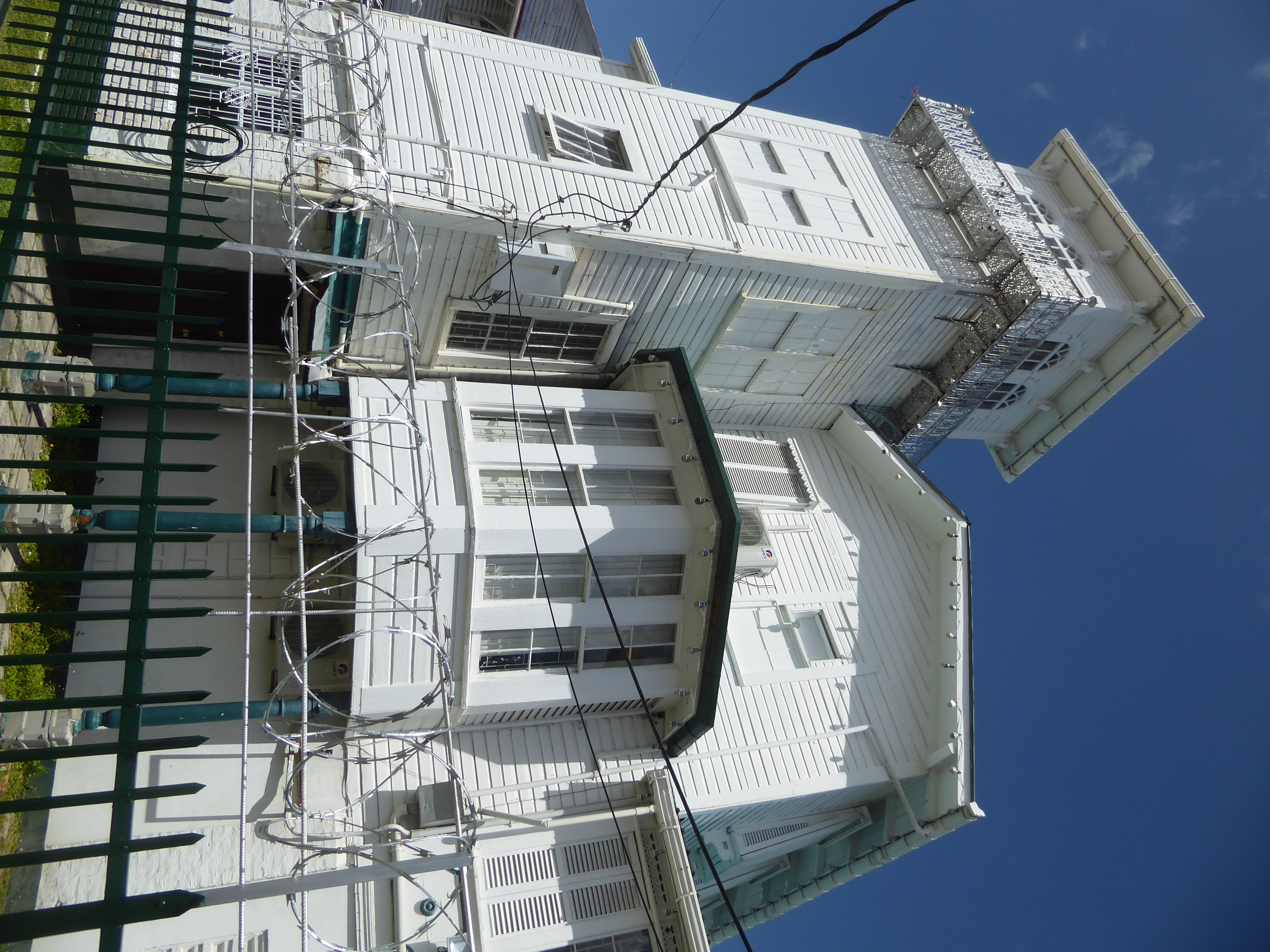 This house is known, none too distinctively, as the Tower House. You might guess it's Victorian, but no: it was built about 1924 as two stor