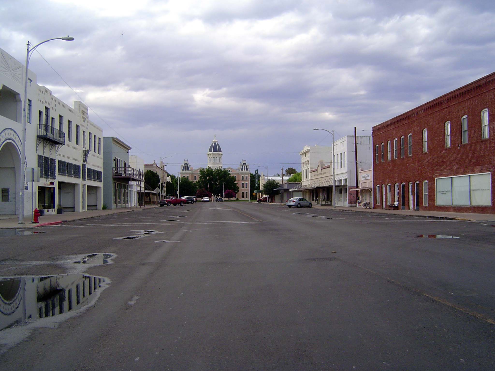 Sixty miles to the north, Marfa is in much better shape.