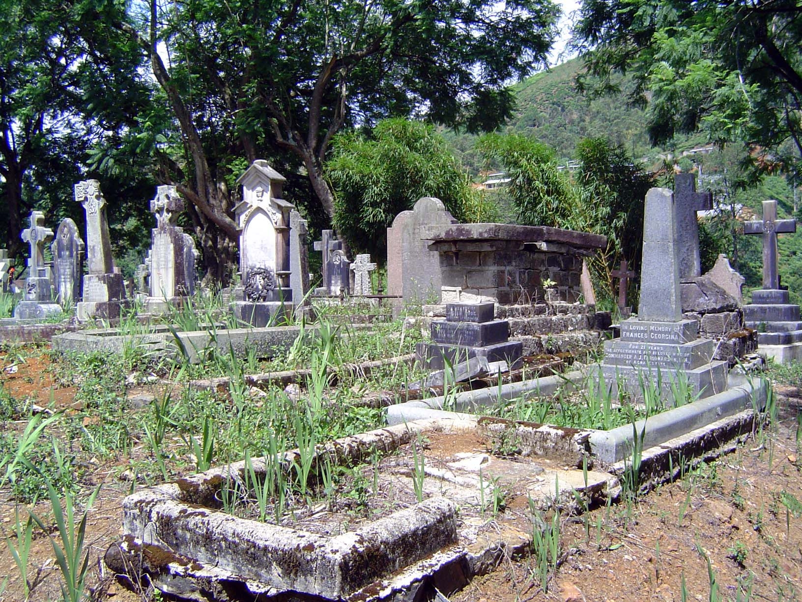 The Lindula graveyard.