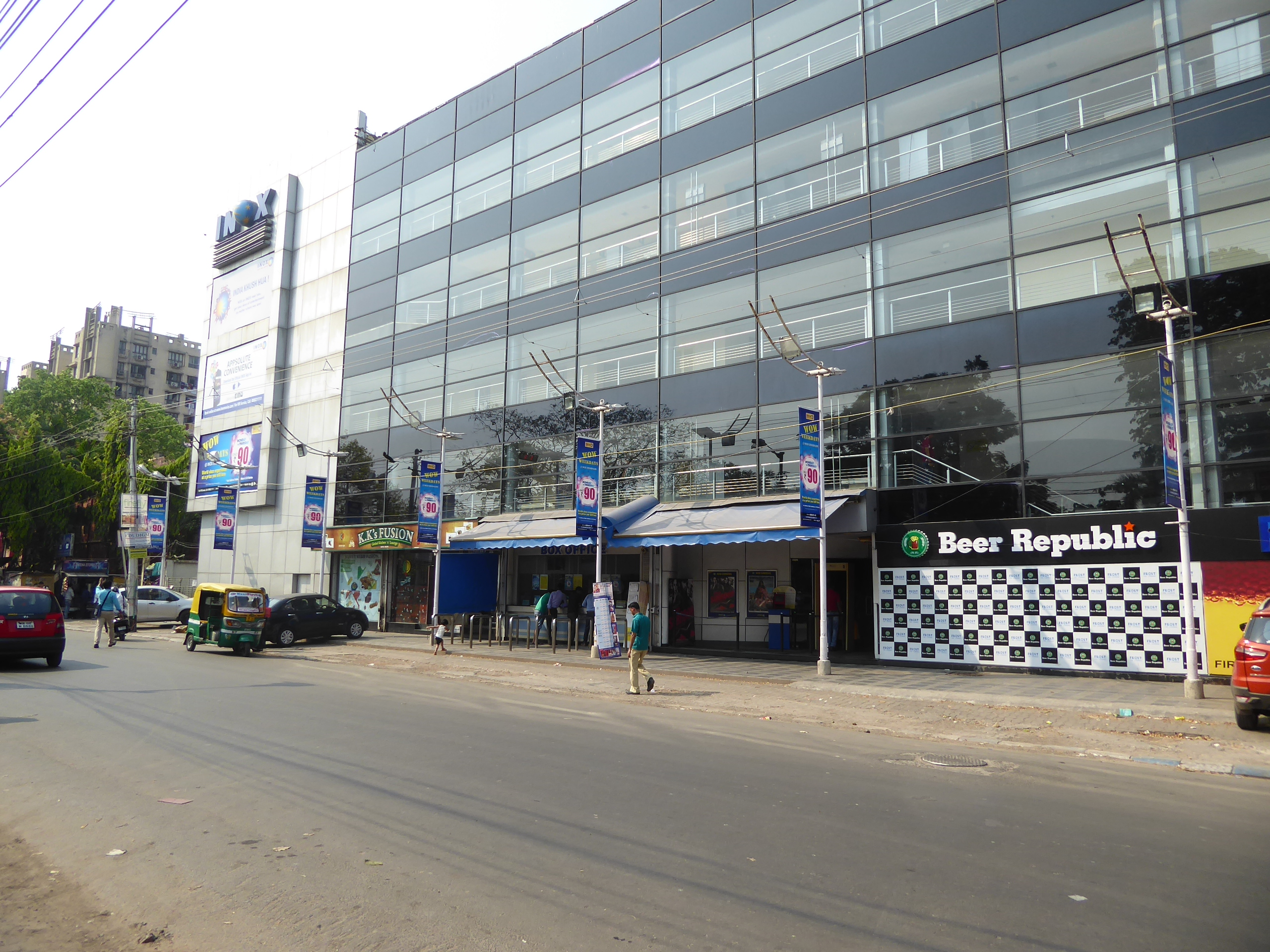 An early sign of Metro-inspired growth. Inox runs a chain of 420-movie screens across India.