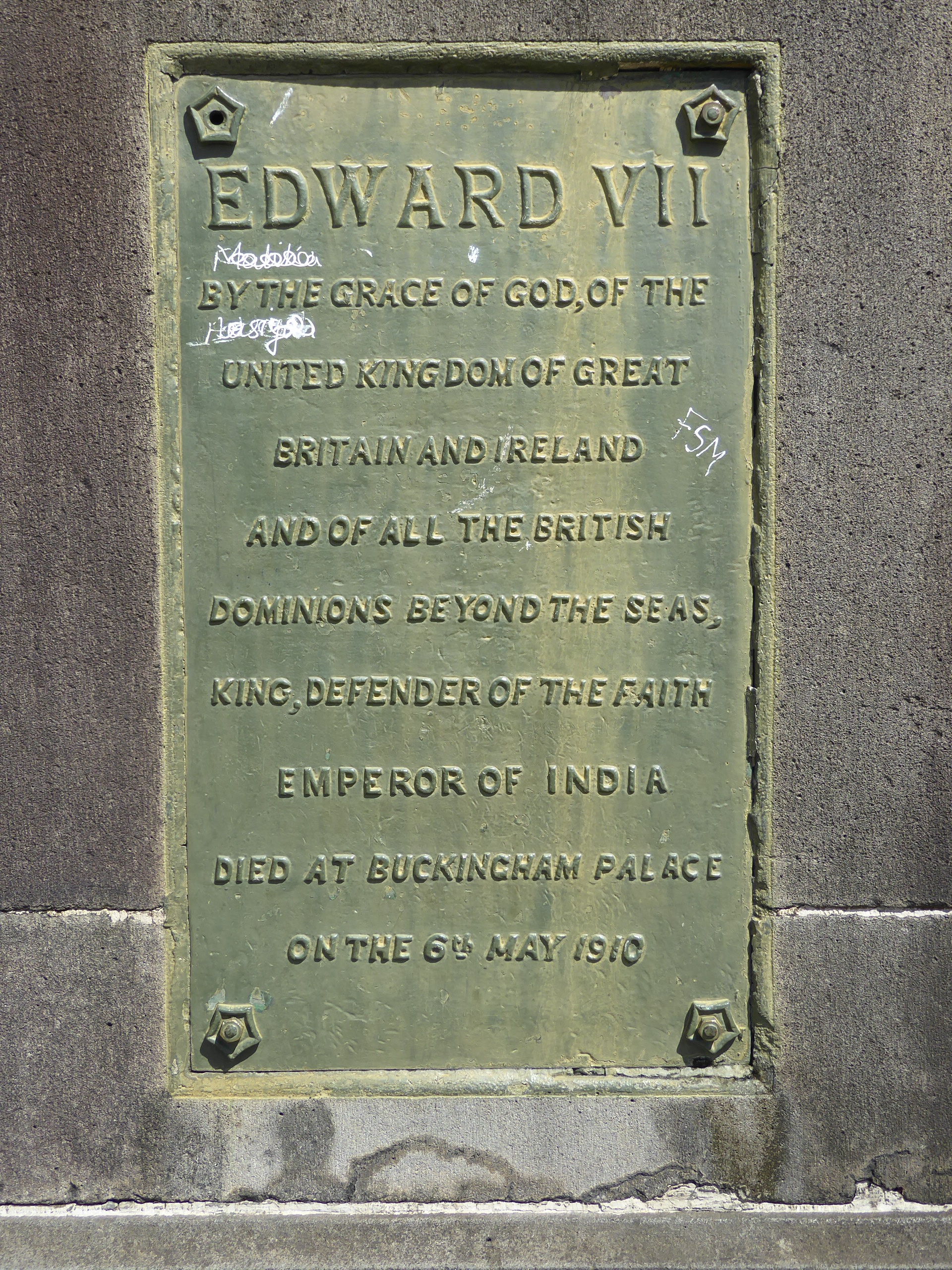Base of the statue.