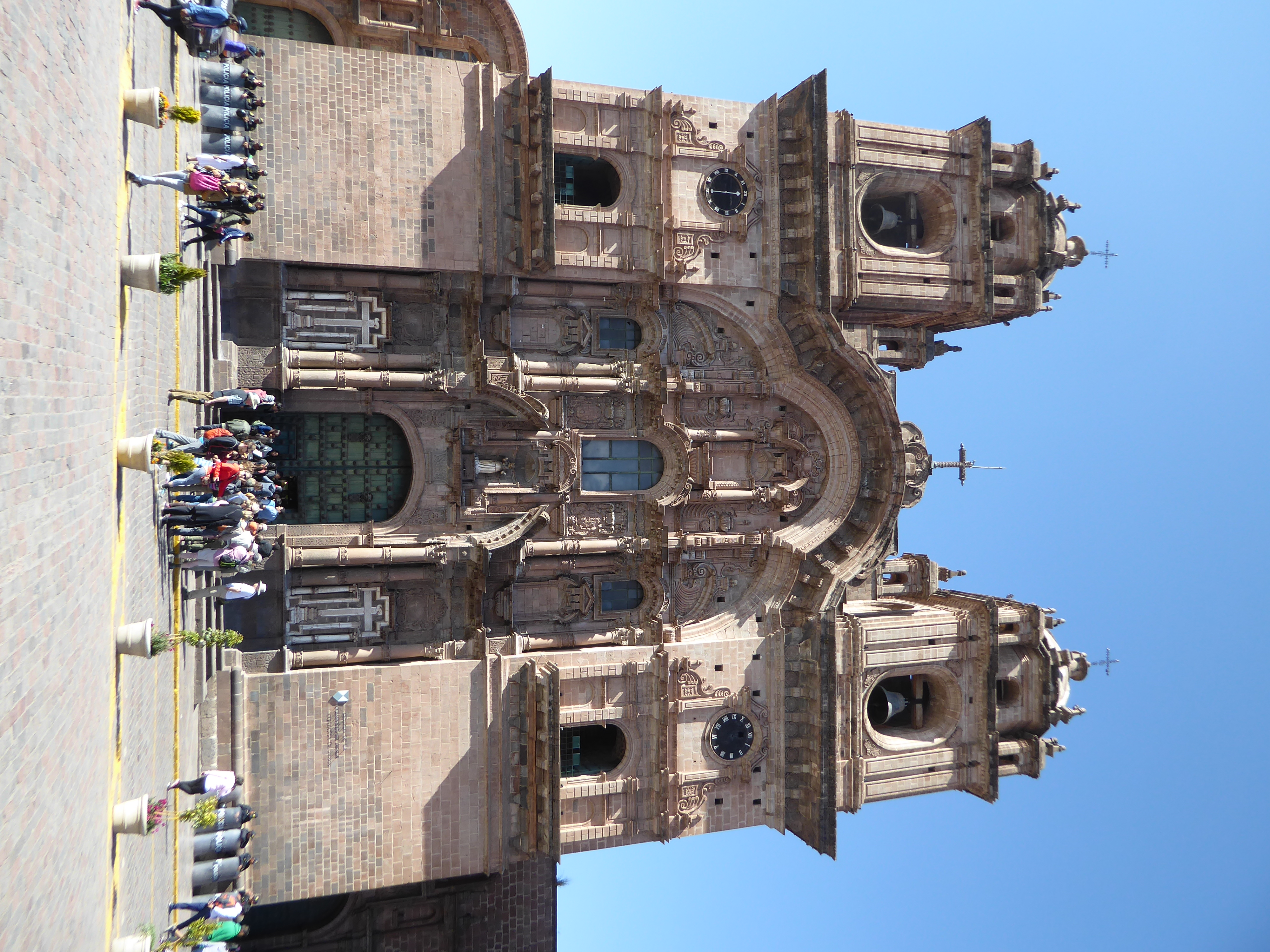 The minute you see mortar, think Spanish. The Inca used it only on casual stuff.

Do the police make you feel safer?