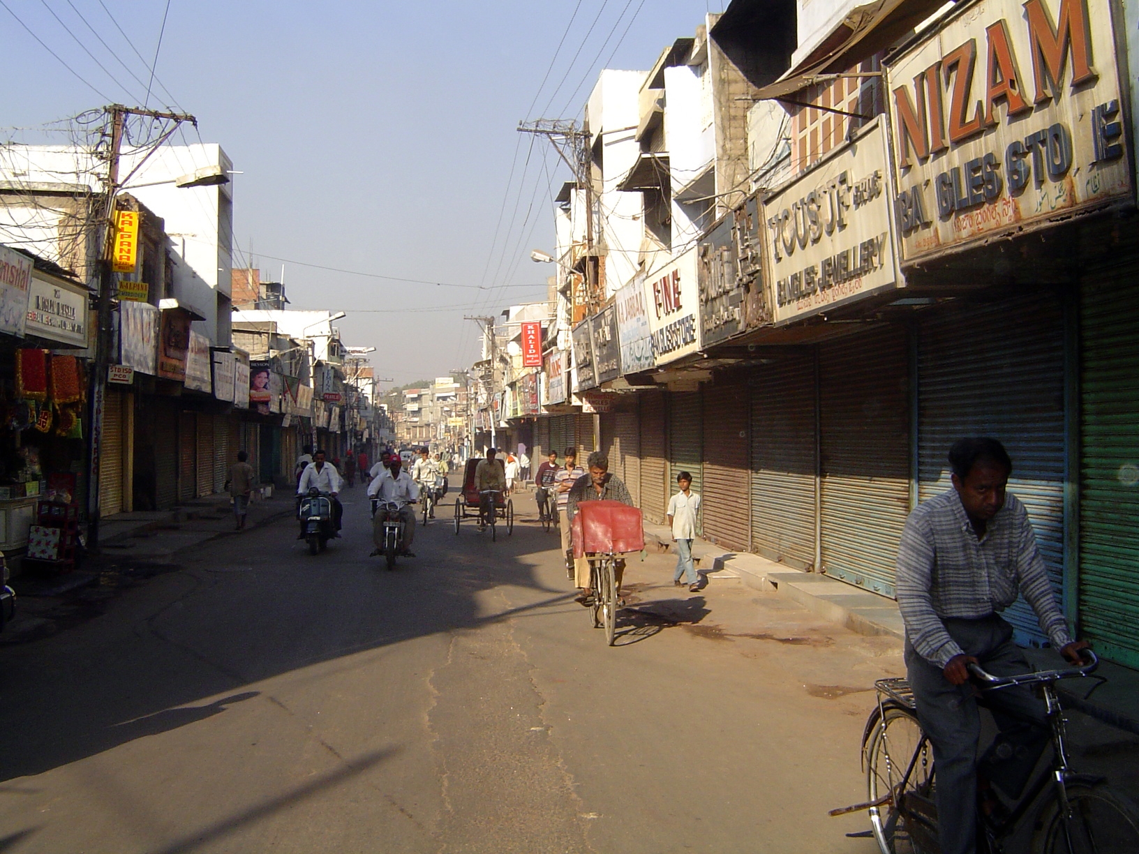 Down on the same street.
