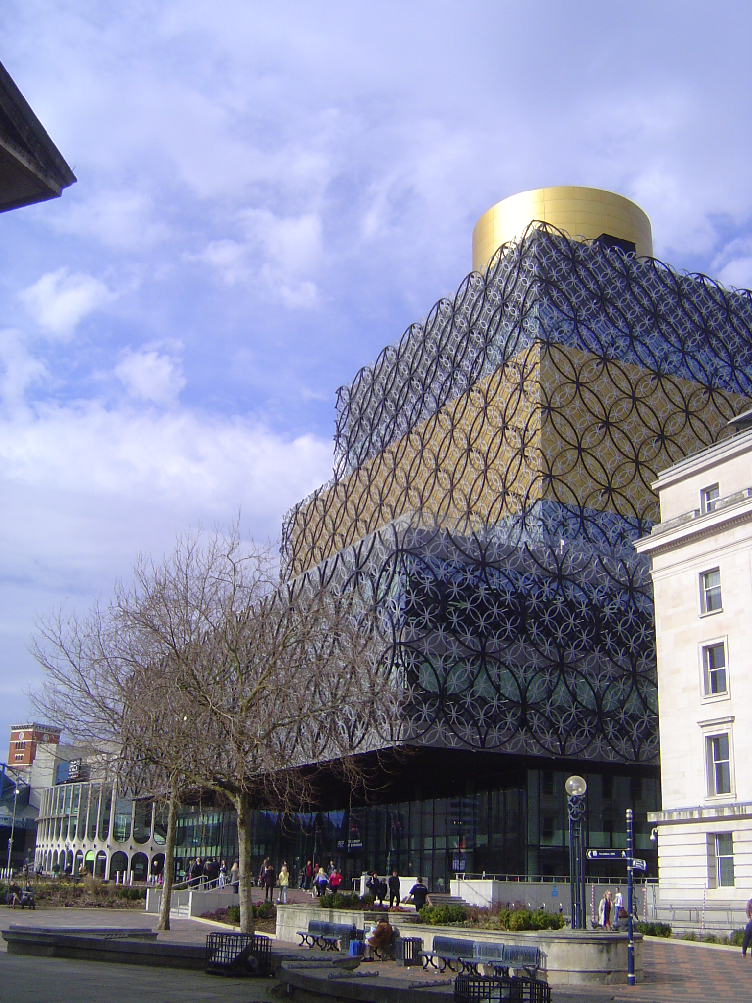 This'll rock your socks. It's the city's new library, completed in 2013 and replacing the 1974 model.