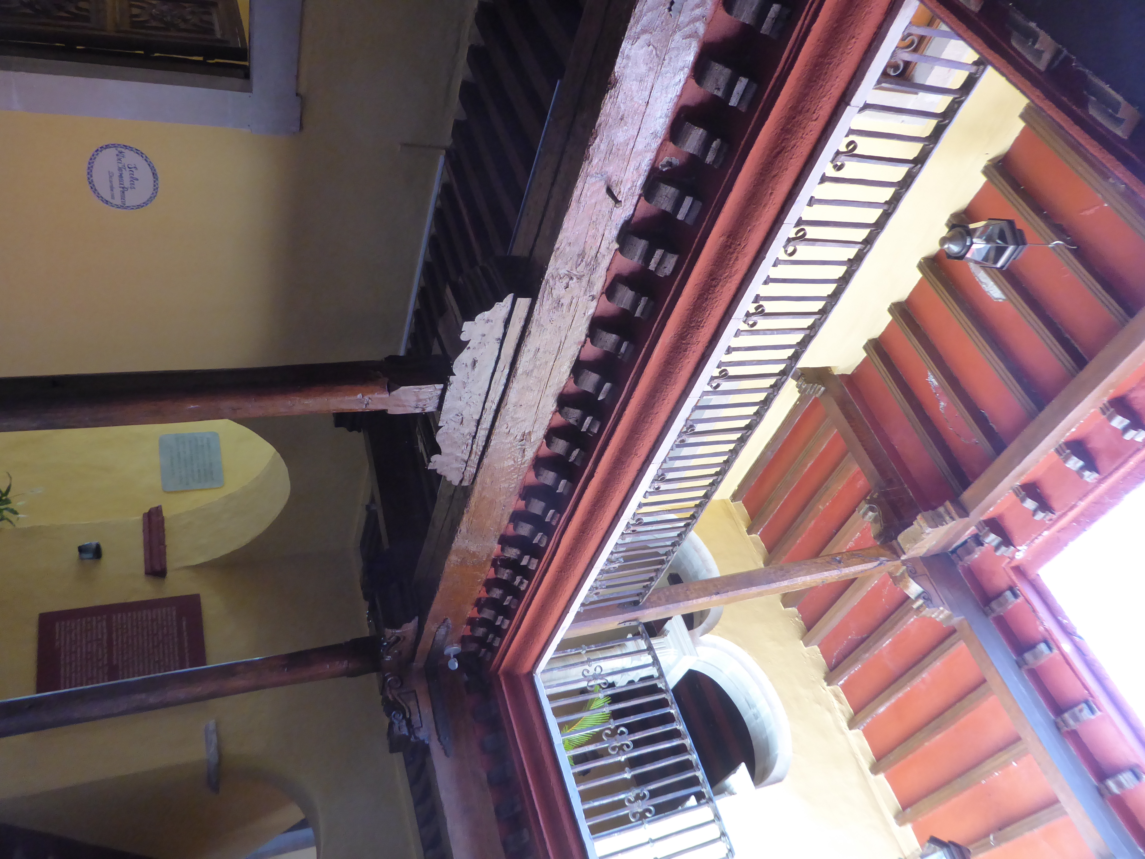 Here's one of the courtyards of another such building, now the elegant city museum.