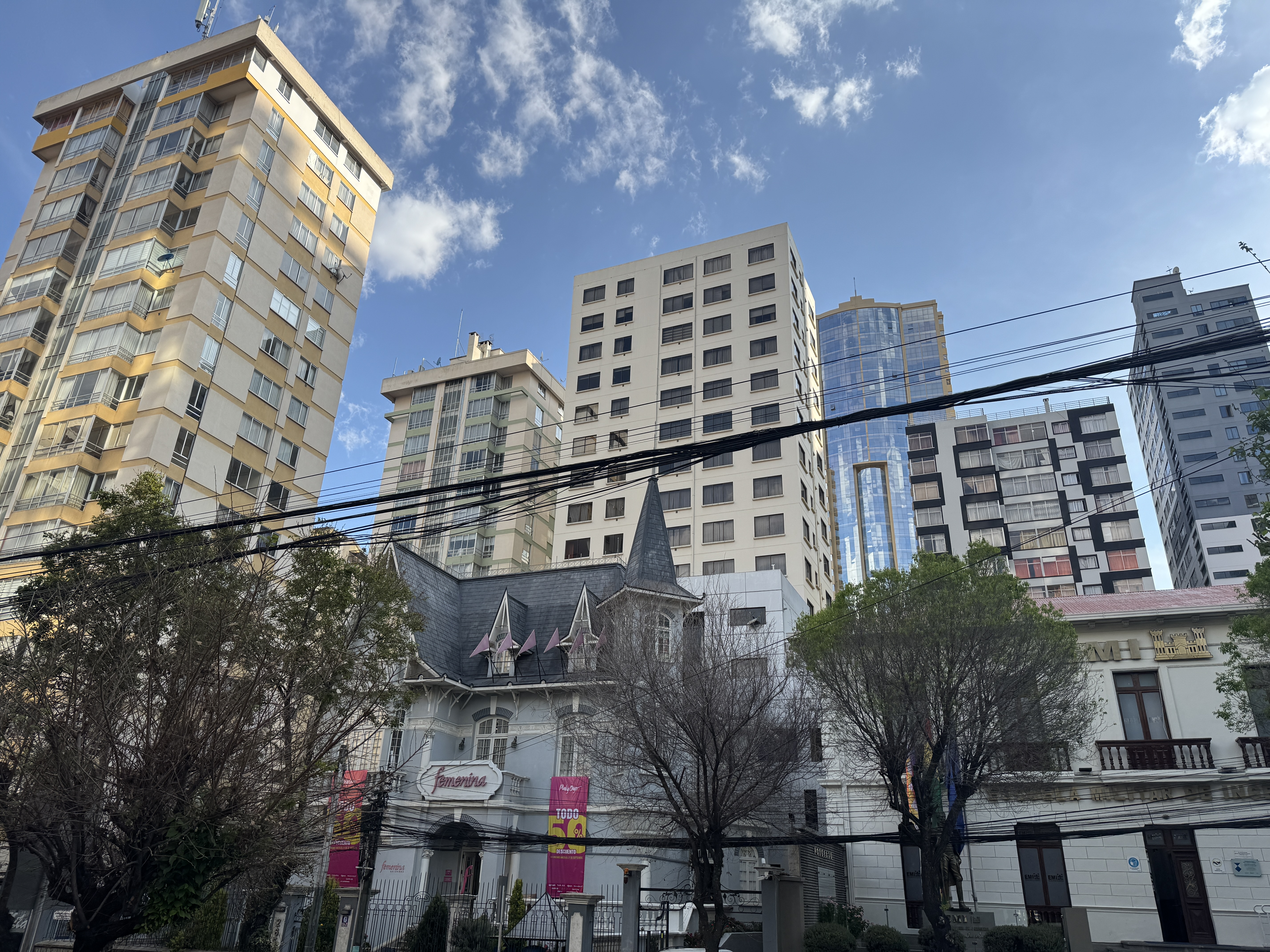 Eventually the residents move out, presumably handsomely compensated.  Their house becomes a restaurant or boutique or is reduced to a facad