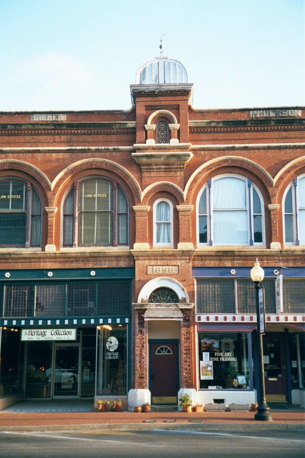 Guthrie today has about a four-by-four square block area of such massive buildings, all put up before the capital moved in 1910.