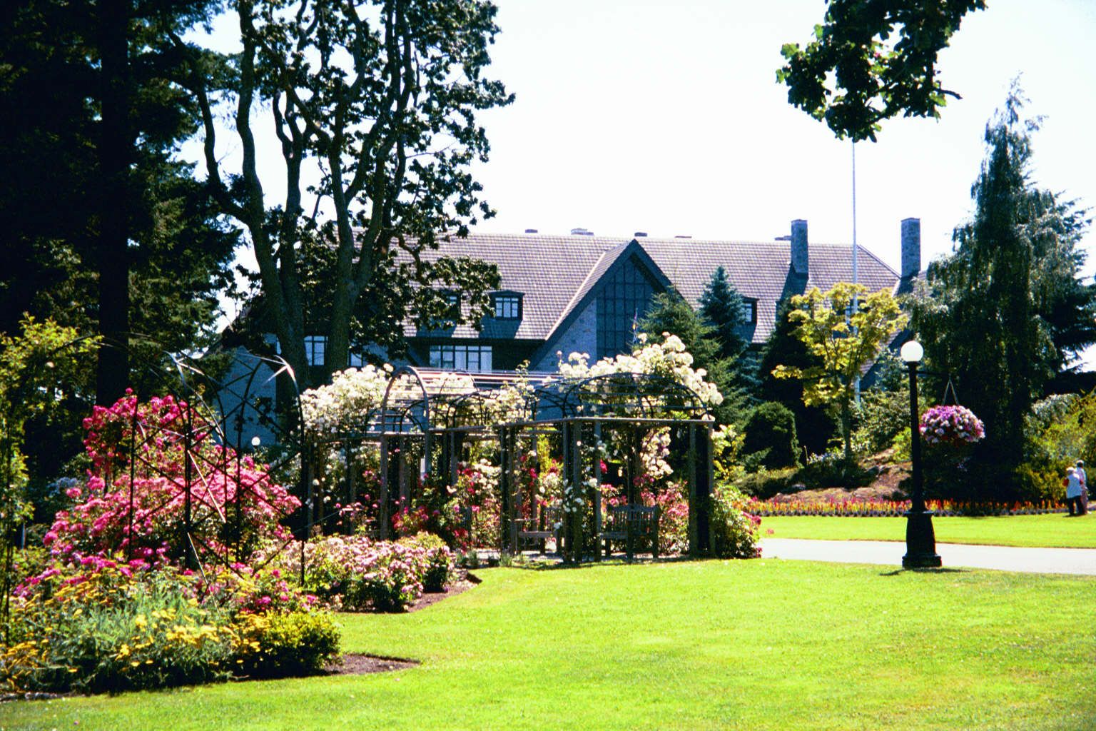 Less inviting: Government House, the official residence of B.C.'s Lieutenant-Governor. The house itself is from the 1950s—and as dowdy as Ca