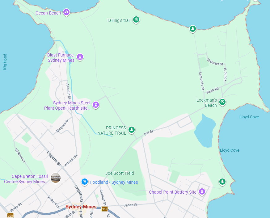Pains me to say it, but Google Maps comes to the rescue.  That, plus people in the neighborhood who happily point to a path.