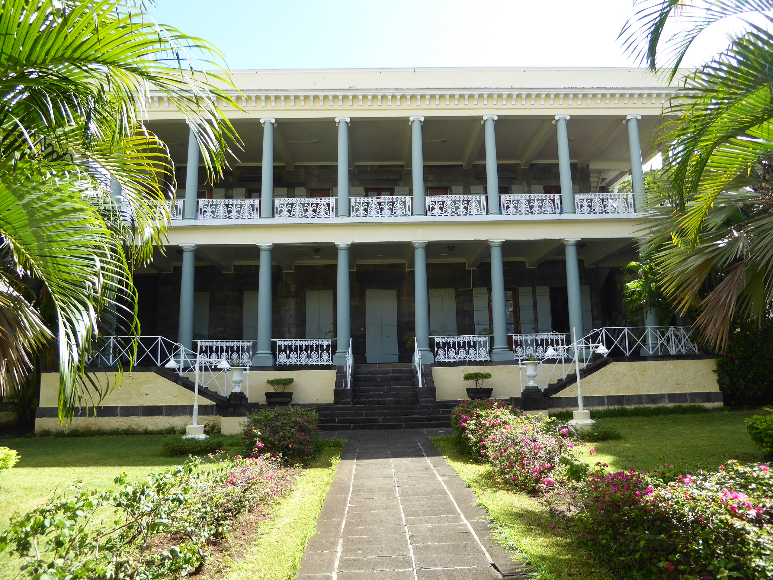 Here's a much grander place, the Catholic Bishop's palace.