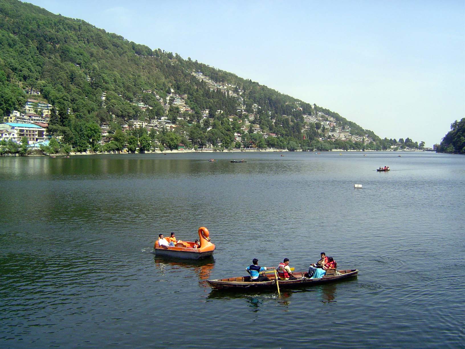 The view from the western end.