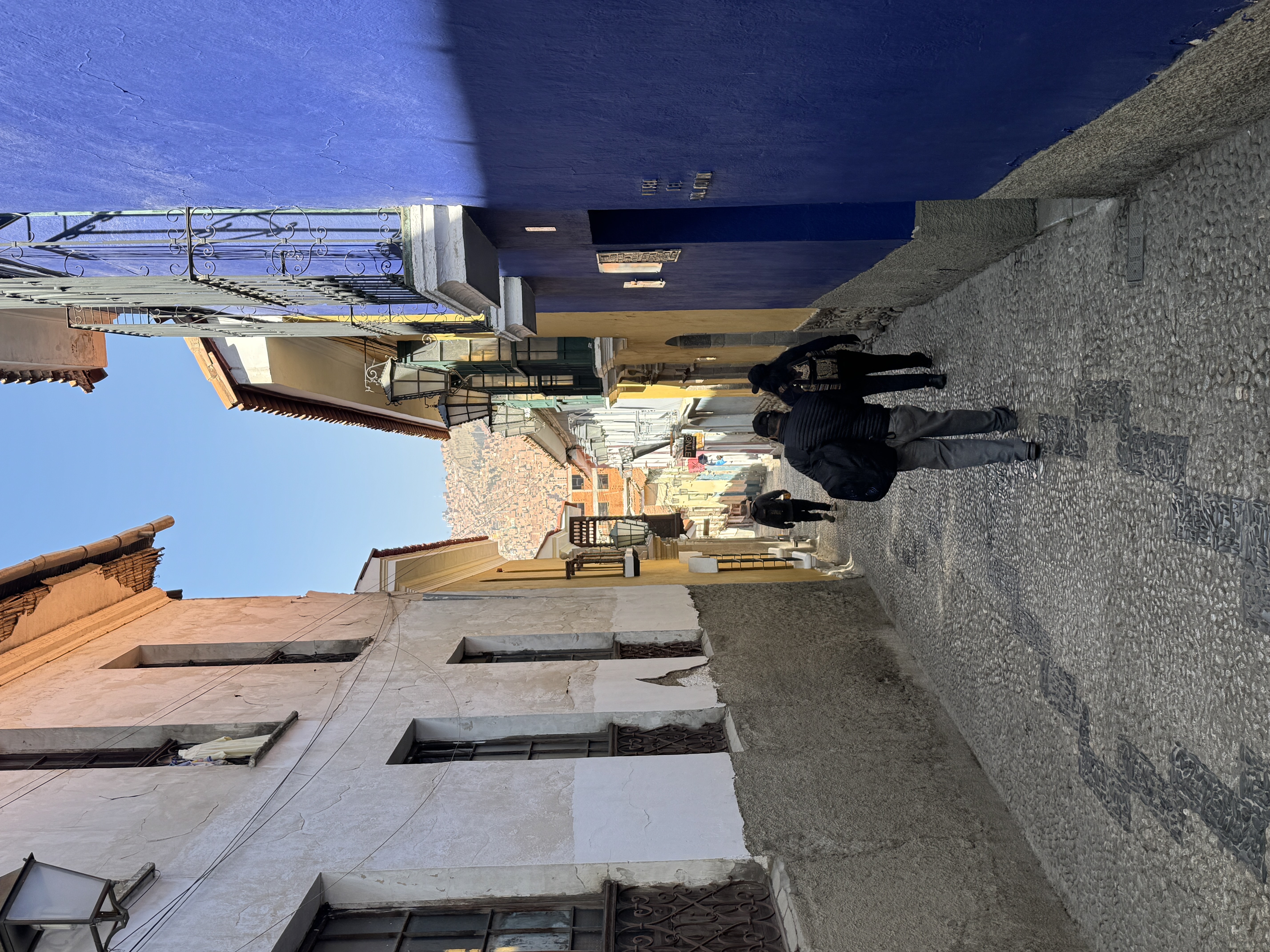 It gets pretty crowded during the day, because, as the pavement suggests, it's been rejuvenated for visitors.