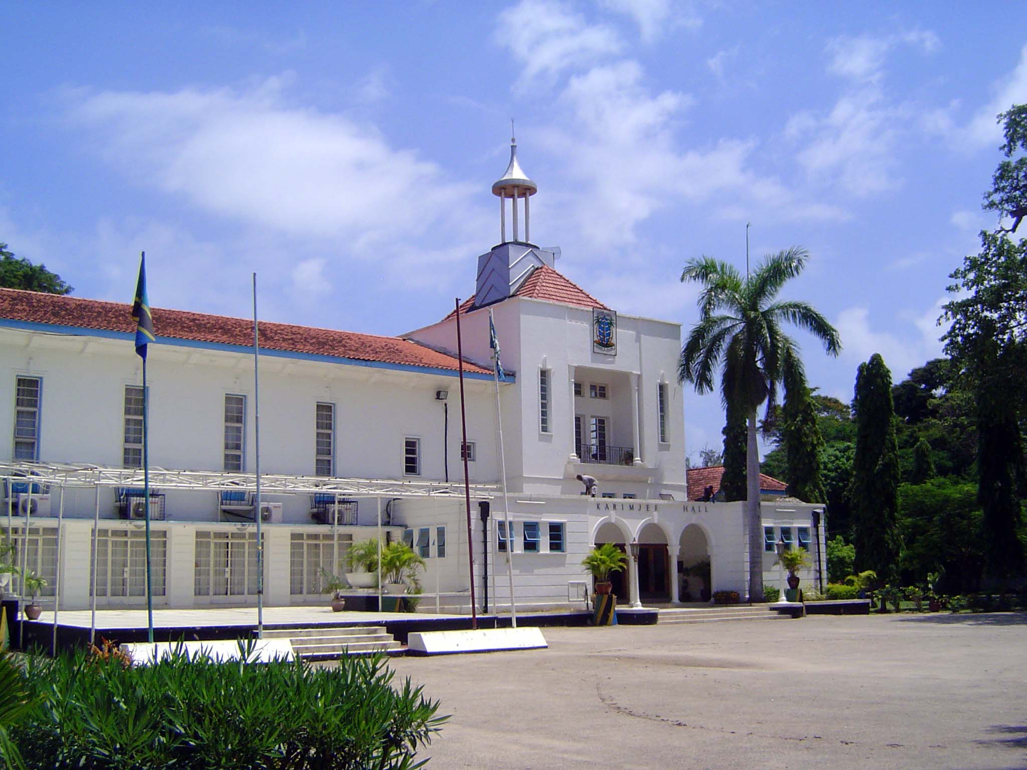 The British moved ponderously toward independence but in their later years provided a legislative assembly housed in a building paid for by