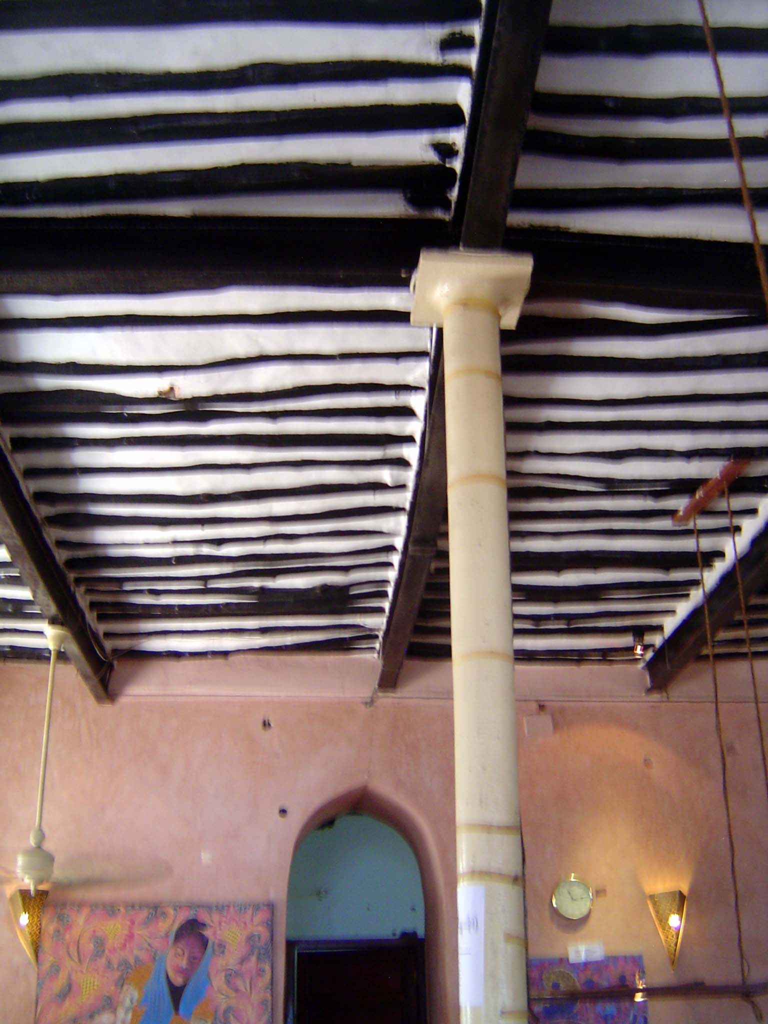 You may be able to live without the bar, but the ceiling is nice, along with the cast-iron posts.