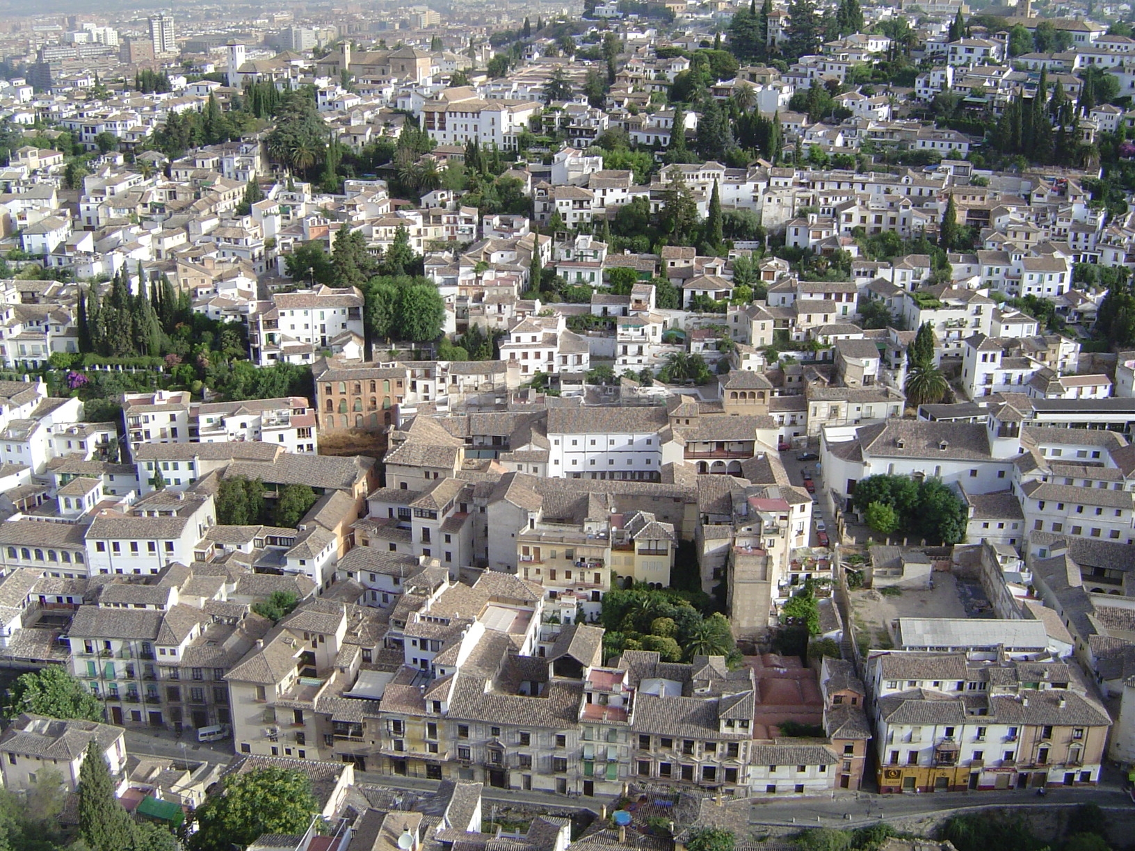 The view down into the old city.