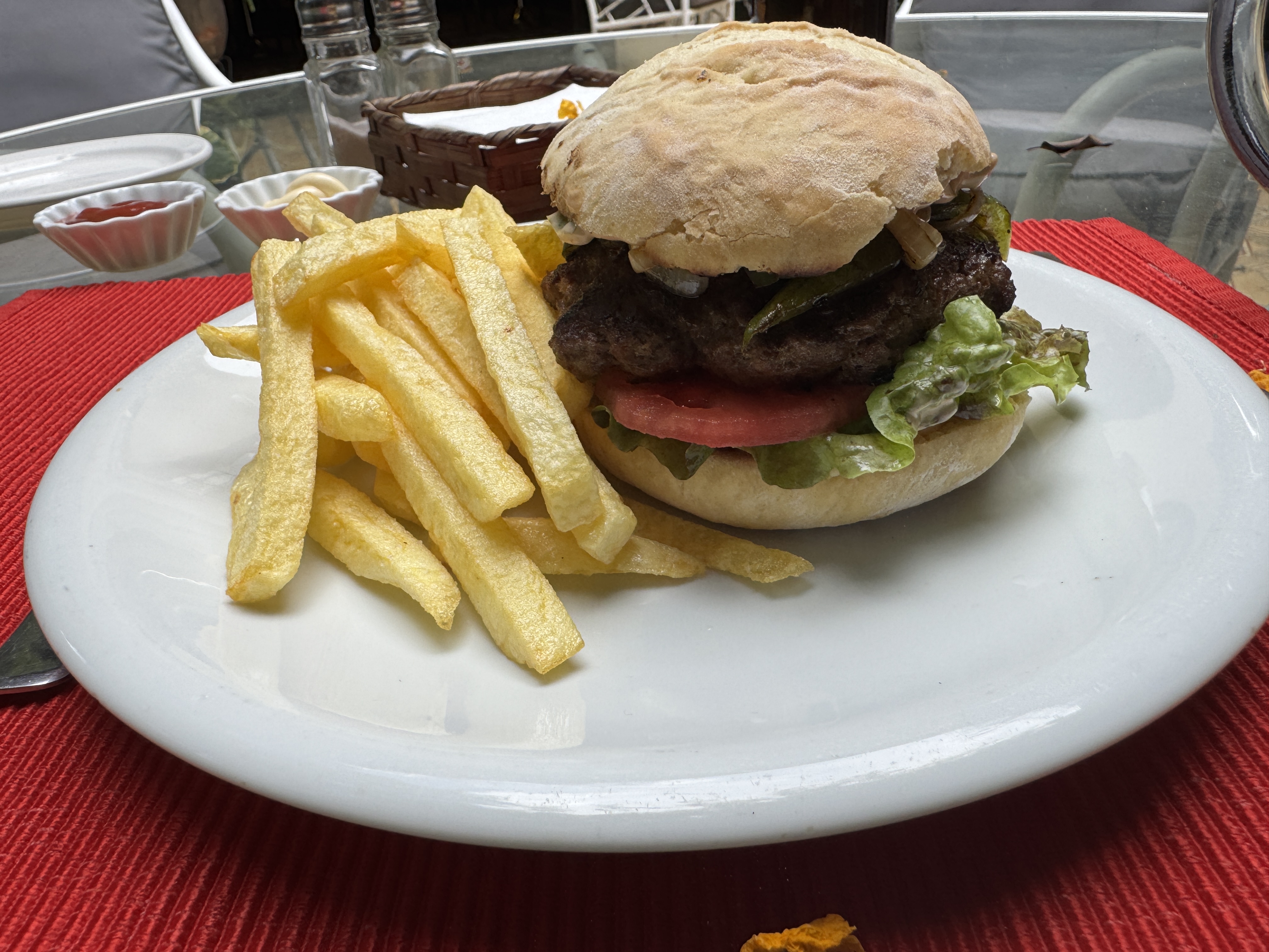 Cochabamba is famous for the best food and the biggest servings in Bolivia.  I was too tired for anything adventurous, but this was a damned