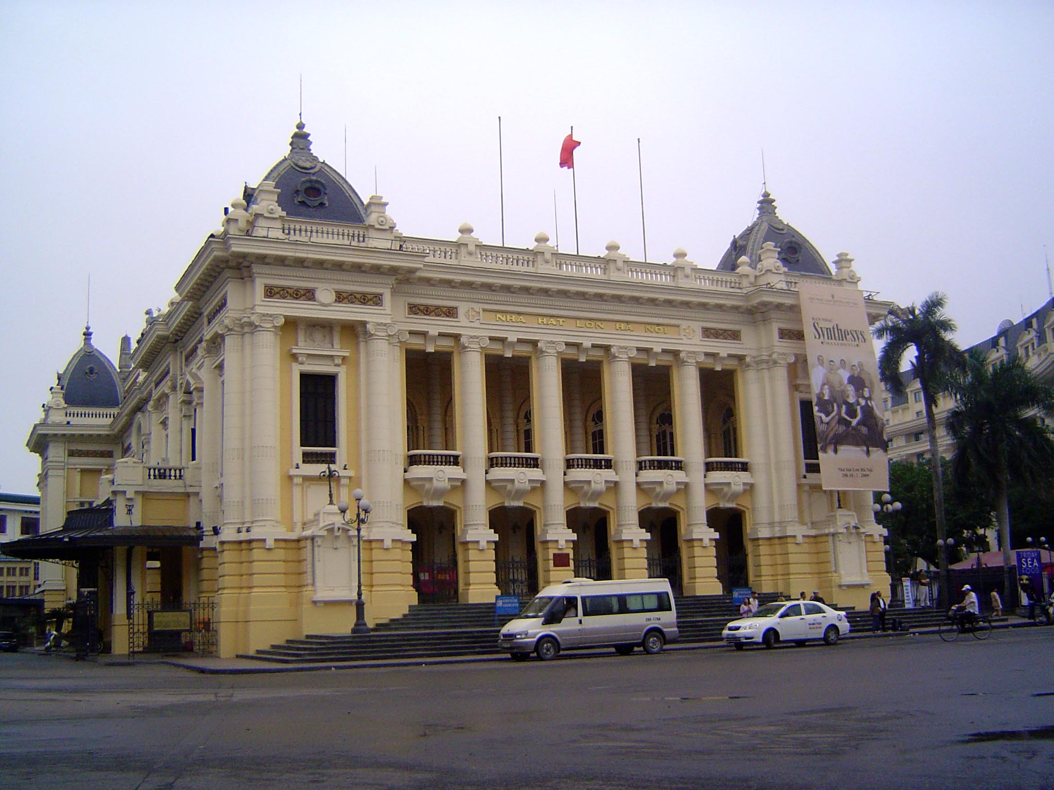 Ironically, the architect of Hanoi's grandest classical pile remains unknown. Built as the Municipal Theater, it is commonly called the Oper