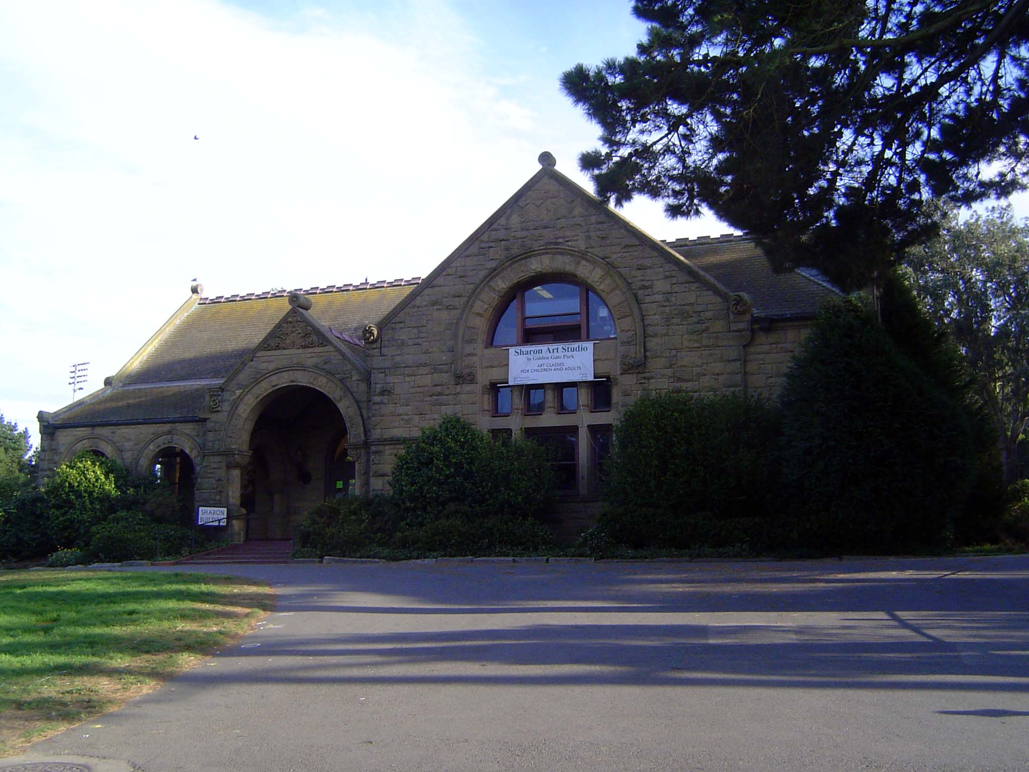 The main entrance, a side the boy almost never saw.
