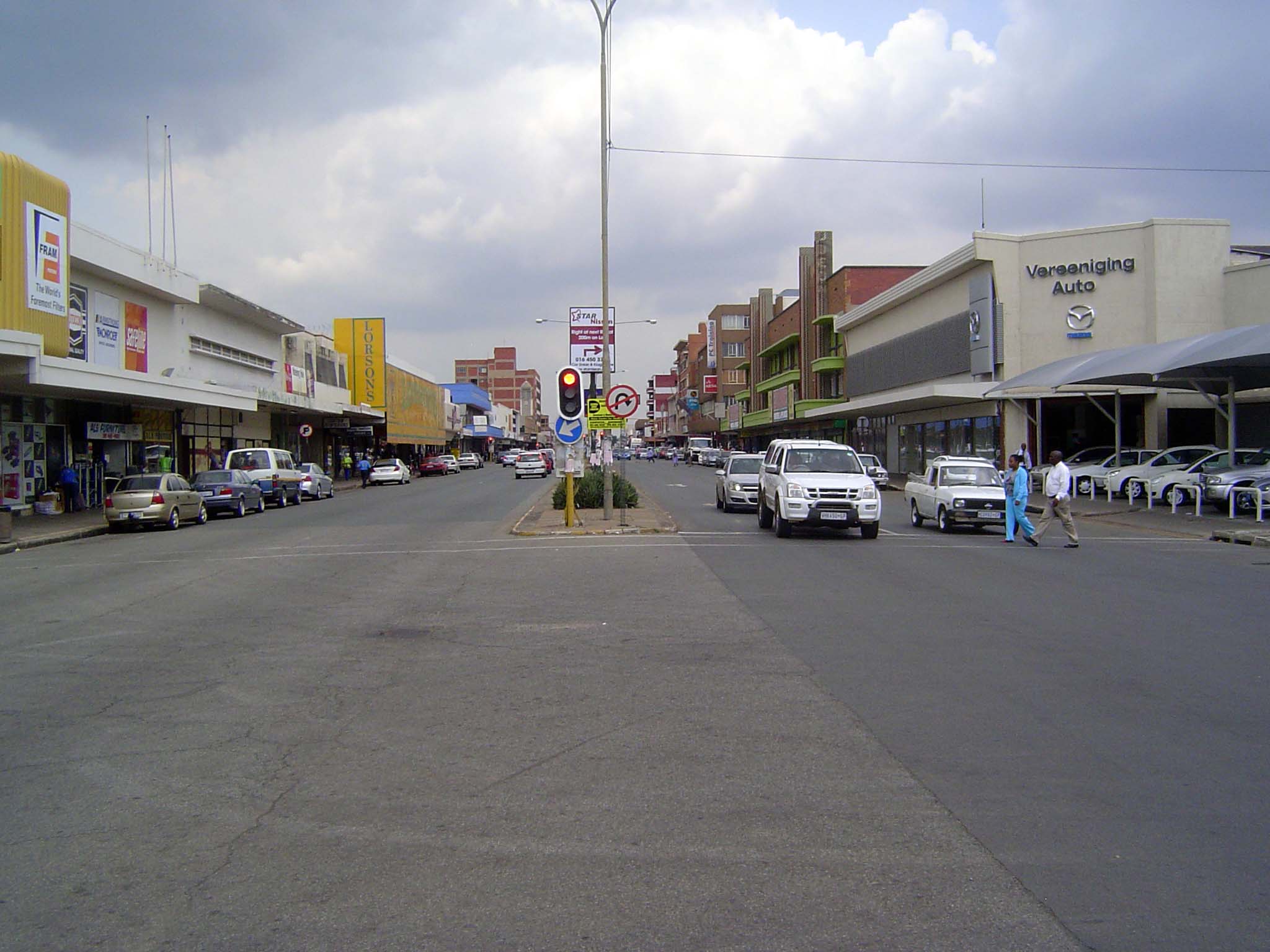Main street, caught in a time warp from fifty years ago.