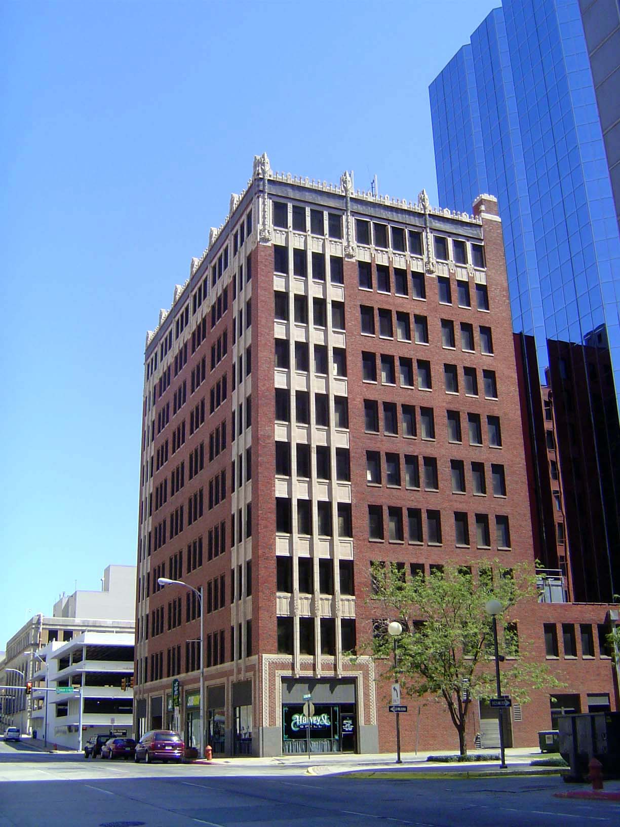 A similar building, opened in 1923 as the Cotton Exchange. Bad timing: Oklahoma cotton went into terminal decline a few years later. The exc