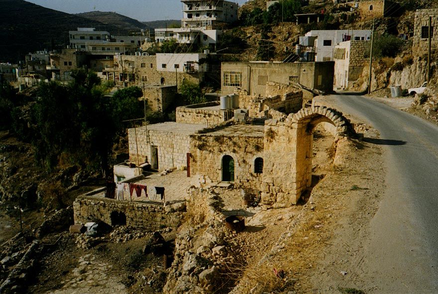 The small house in the center, approached through the arch, was occupied for many years by Hilma Granqvist, a Swedish anthropologist who wro