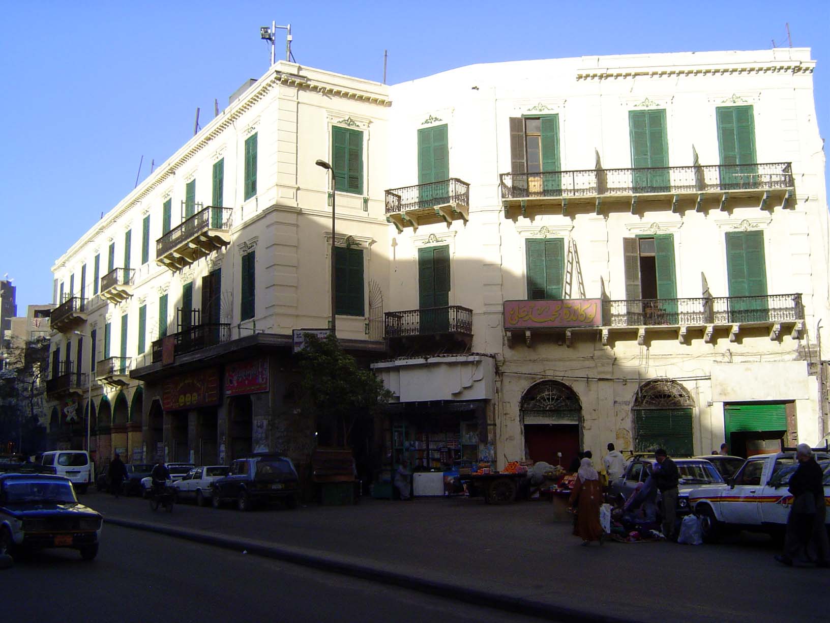 The exterior of the same hotel, originally the Bristol.
