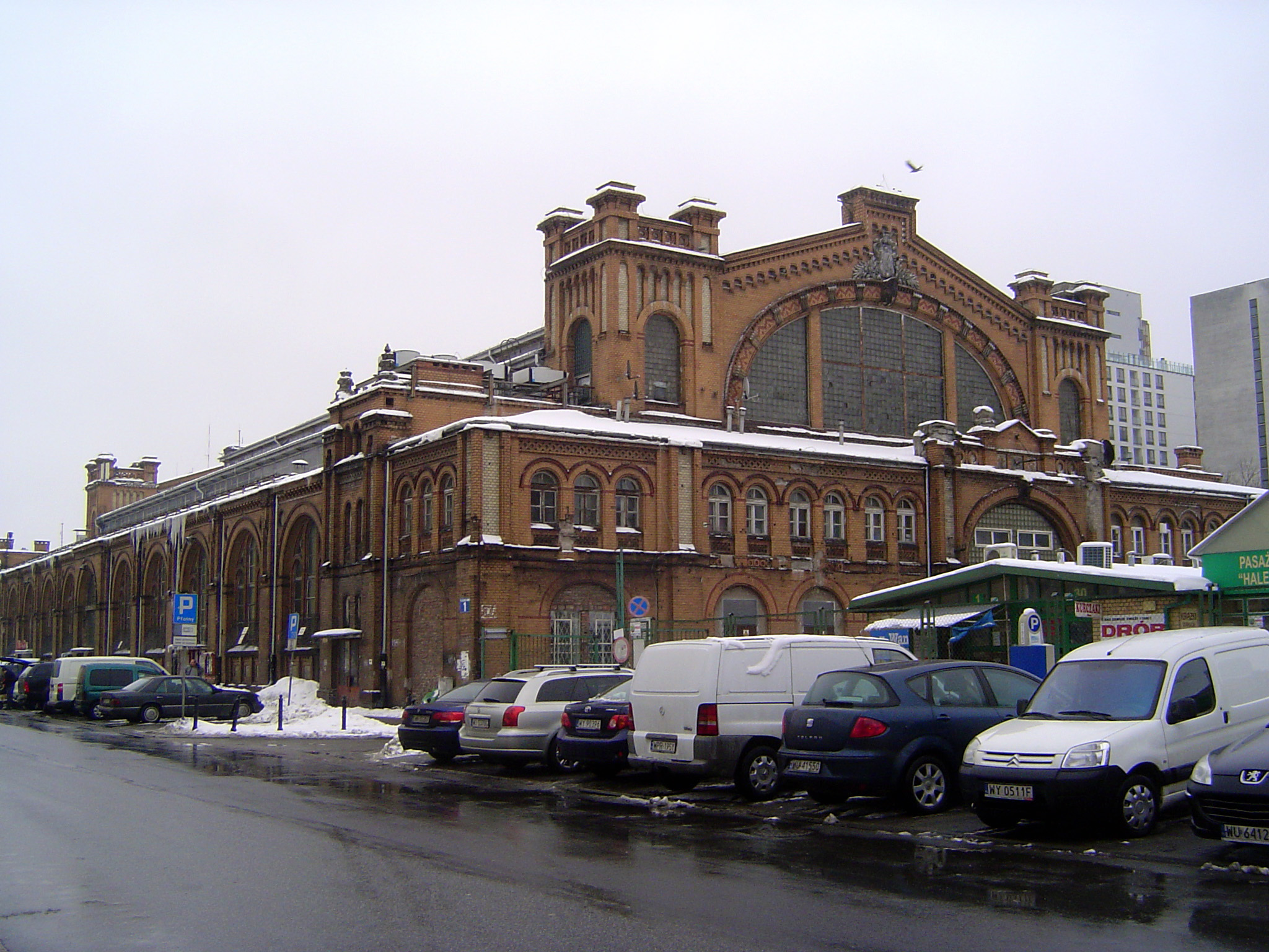 Not by bread alone, this is the Mirowska Hall, a market hall.
