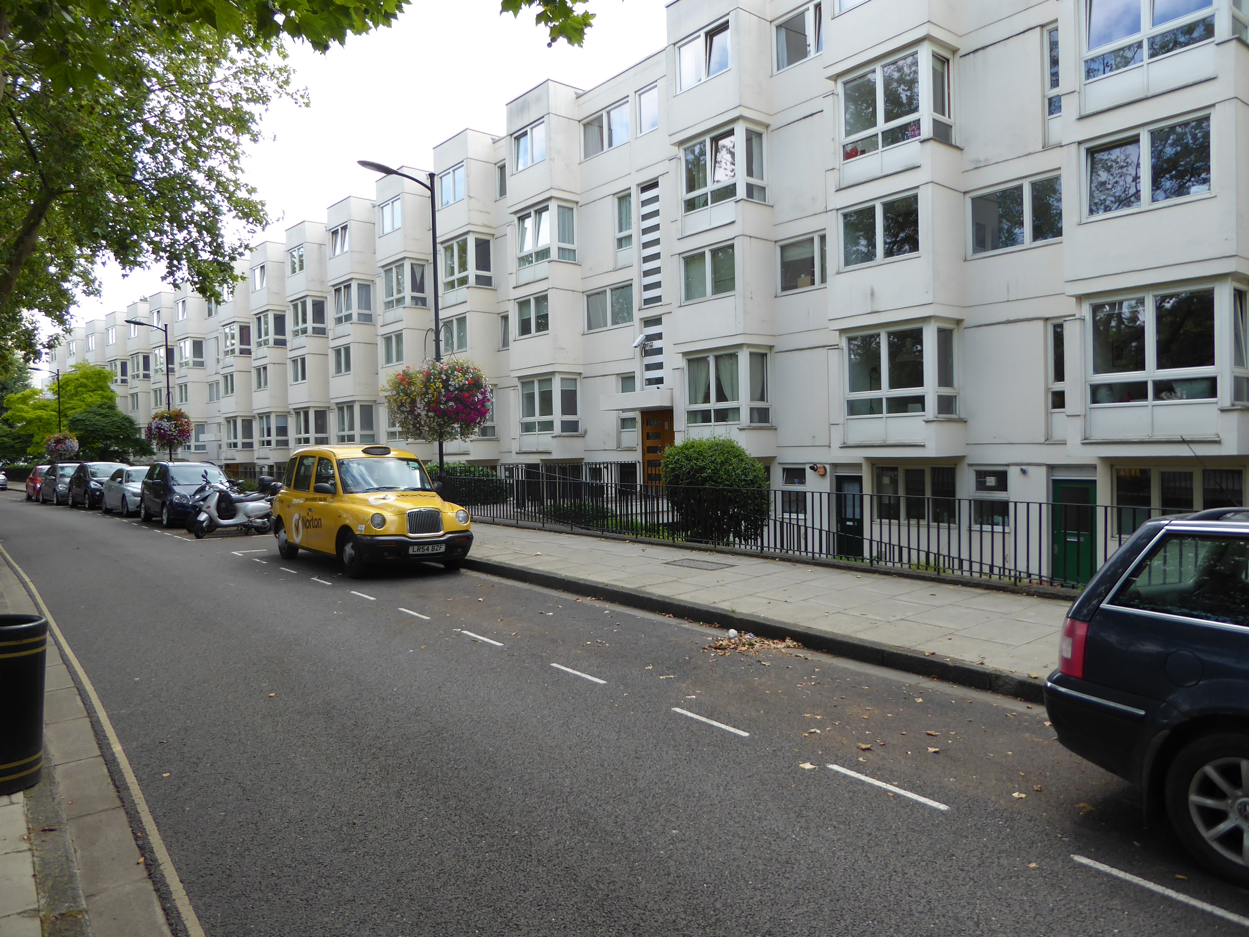 Too rich? Try these apartments on Warwick Crescent. You'd never know it, but the view's pretty good.

For price details, try http://housepri