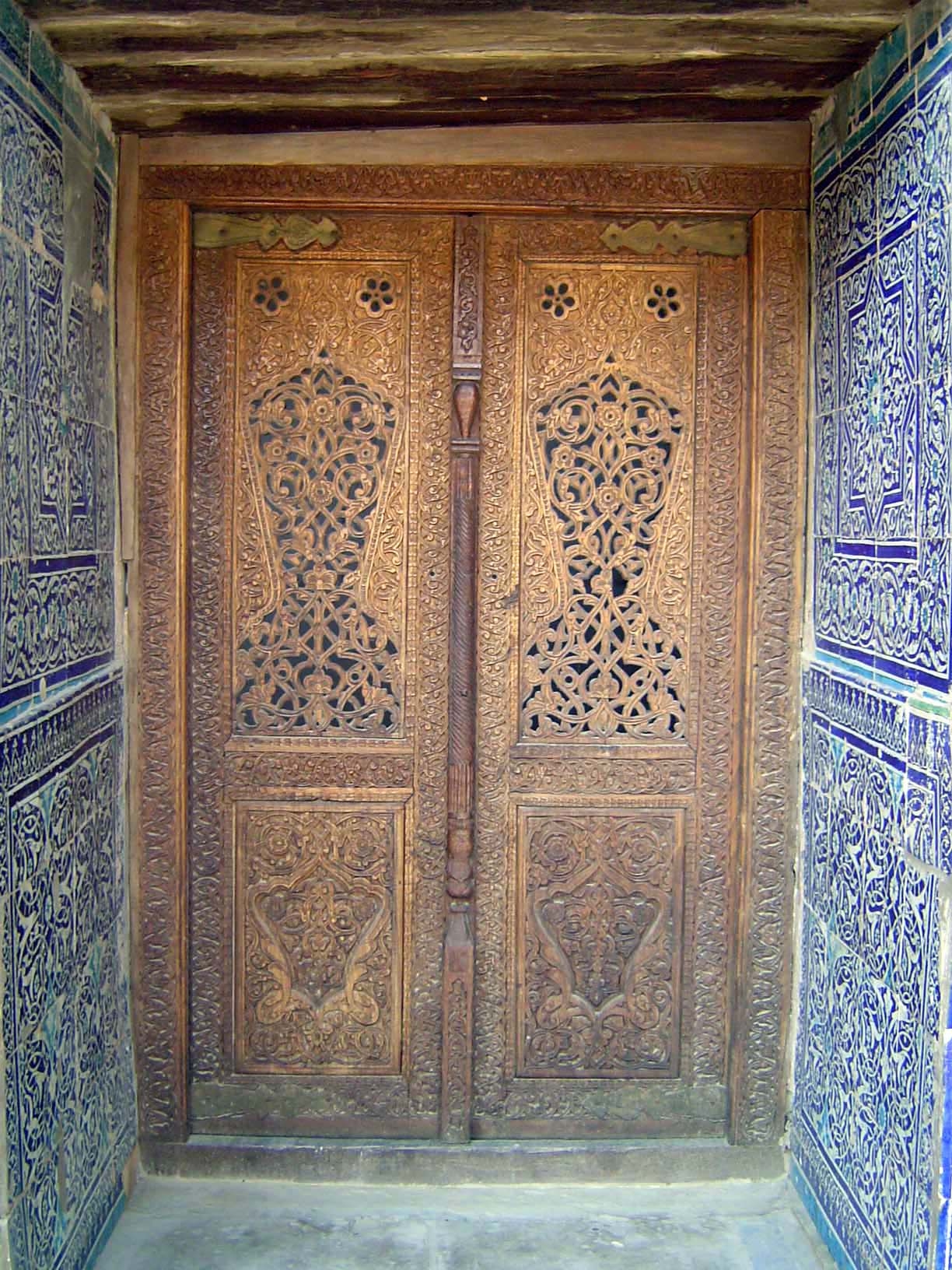 One of many unique doors.