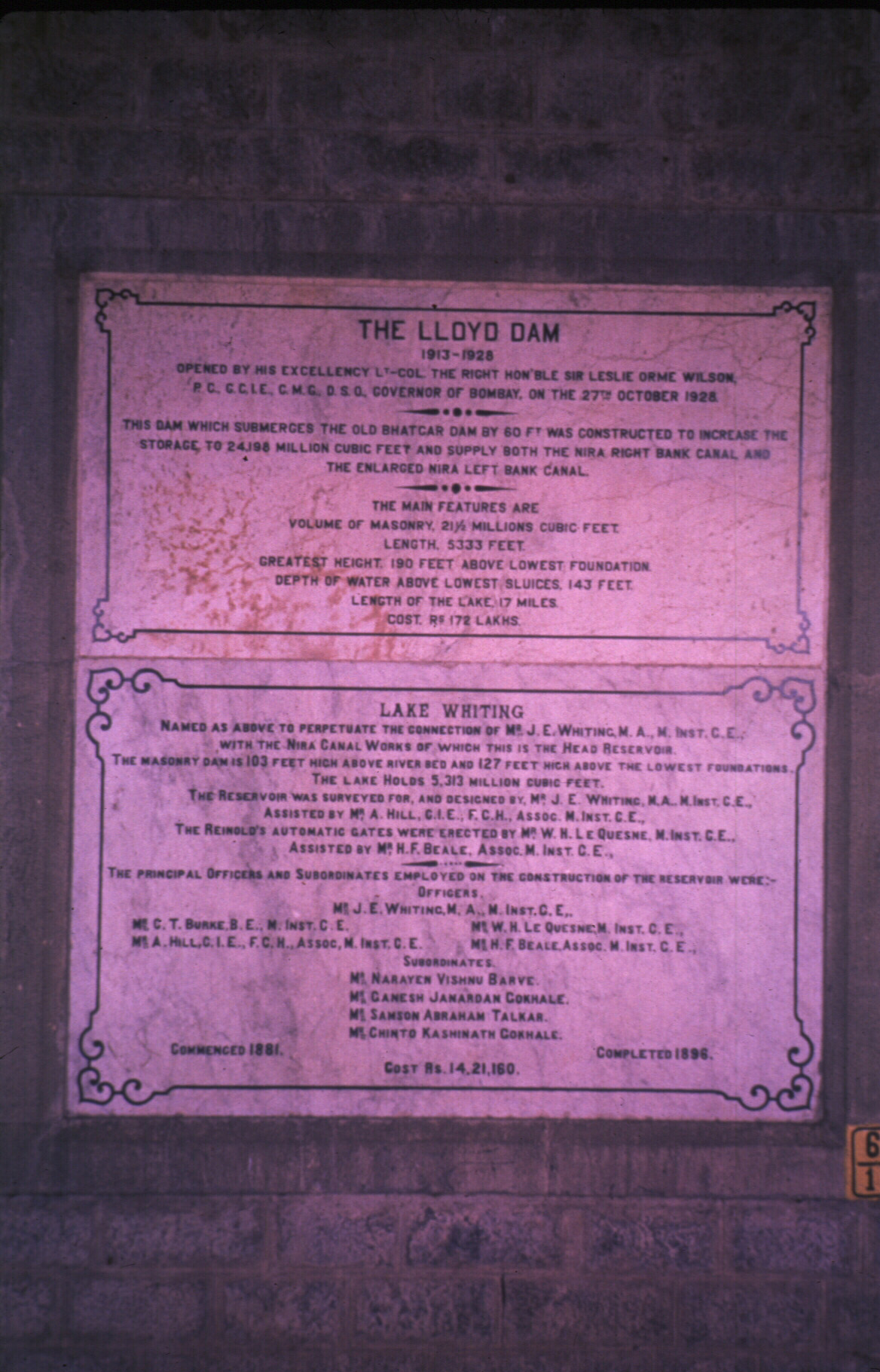 Salient details, as the British and Indians today called them.