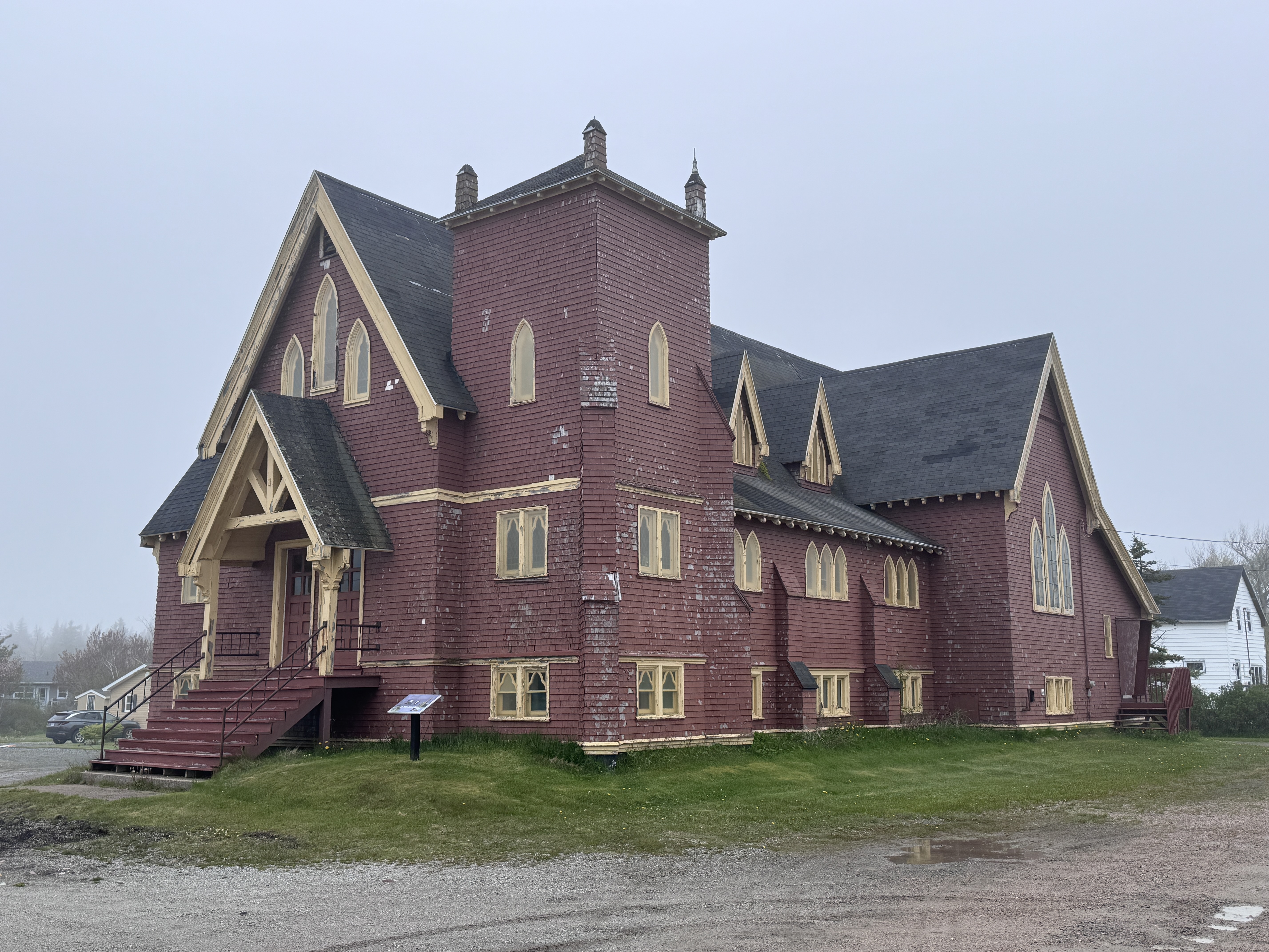 You might expect that aging miners might turn to religion, but that seems not to have been the case very often.  St. John's United Chuch, he