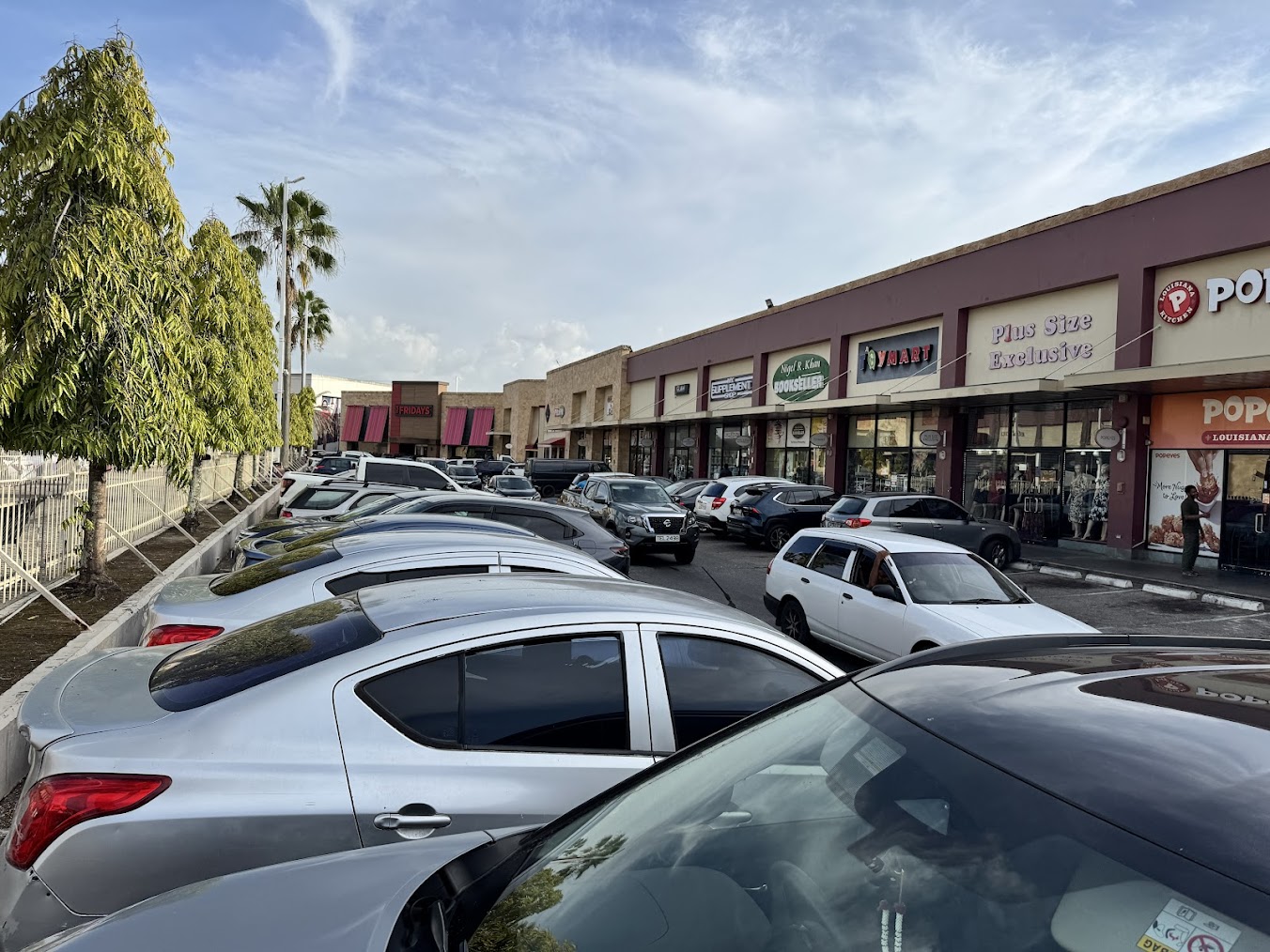 Part of Price Plaza, a shopping center on the east side of Chaguanas.