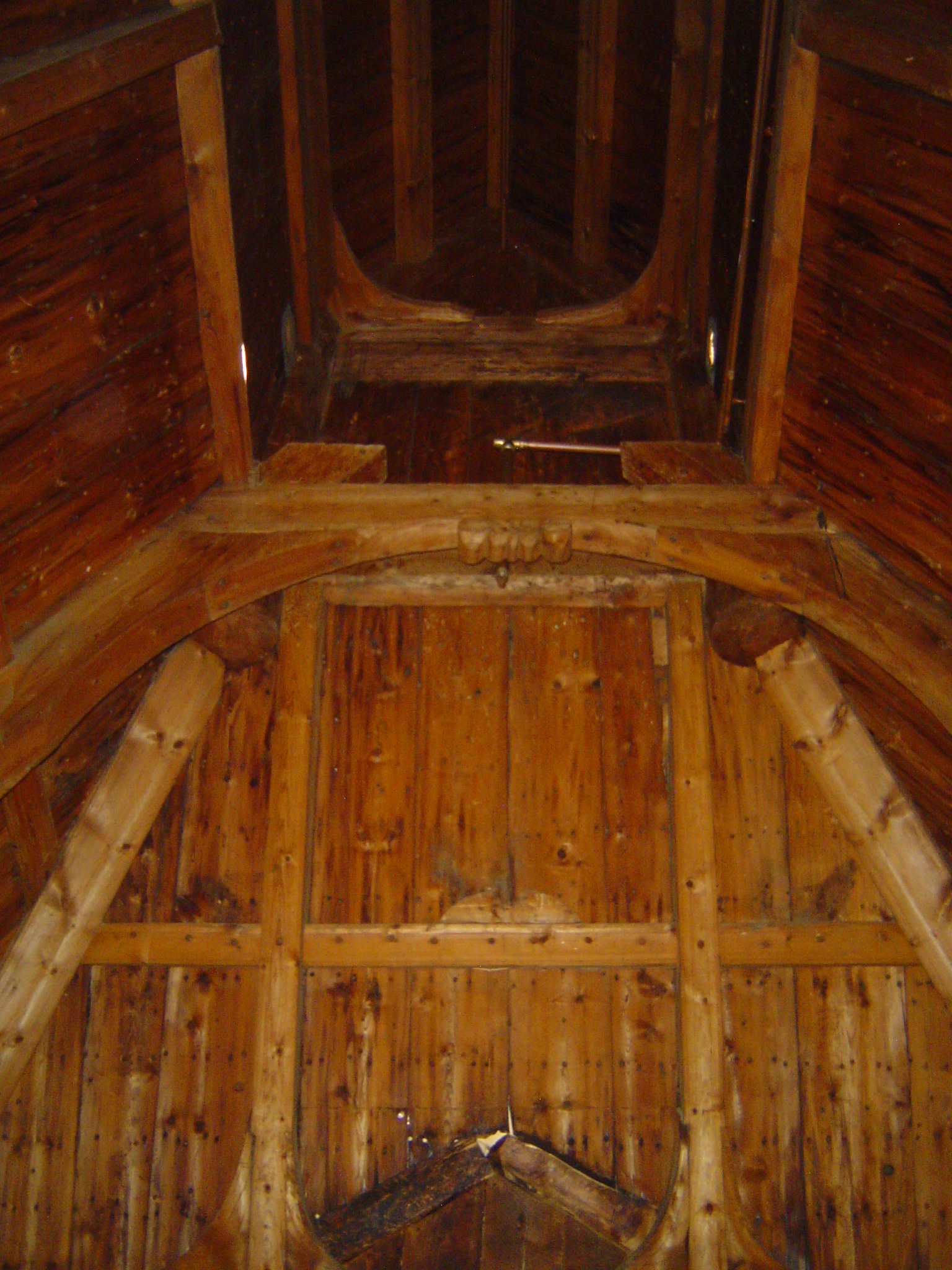 Roof of chancel and nave.