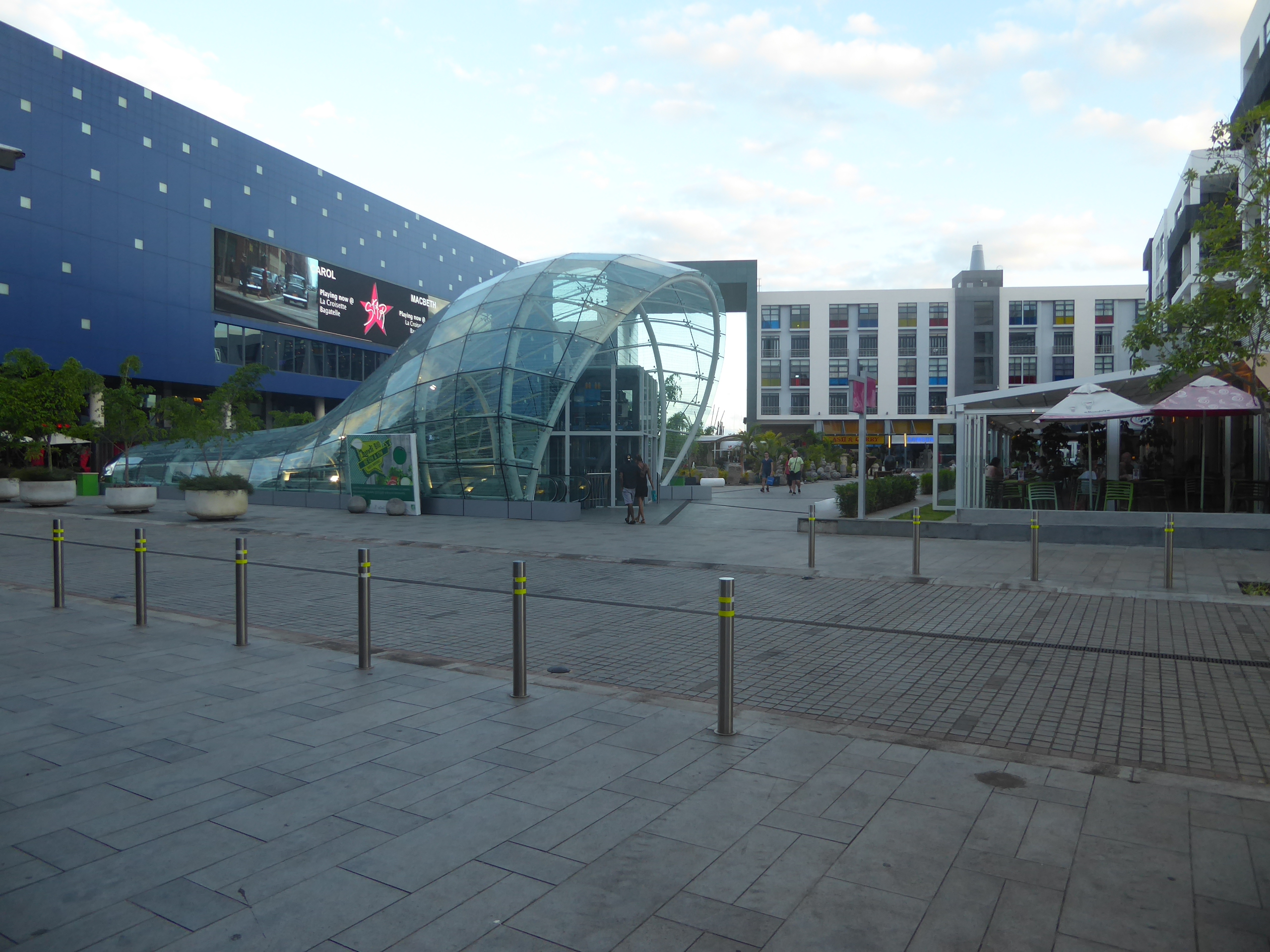 No time to cry over his bad luck: there's shopping ahead at La Croisette, the mall near Grand Baie, at the north end of the island.