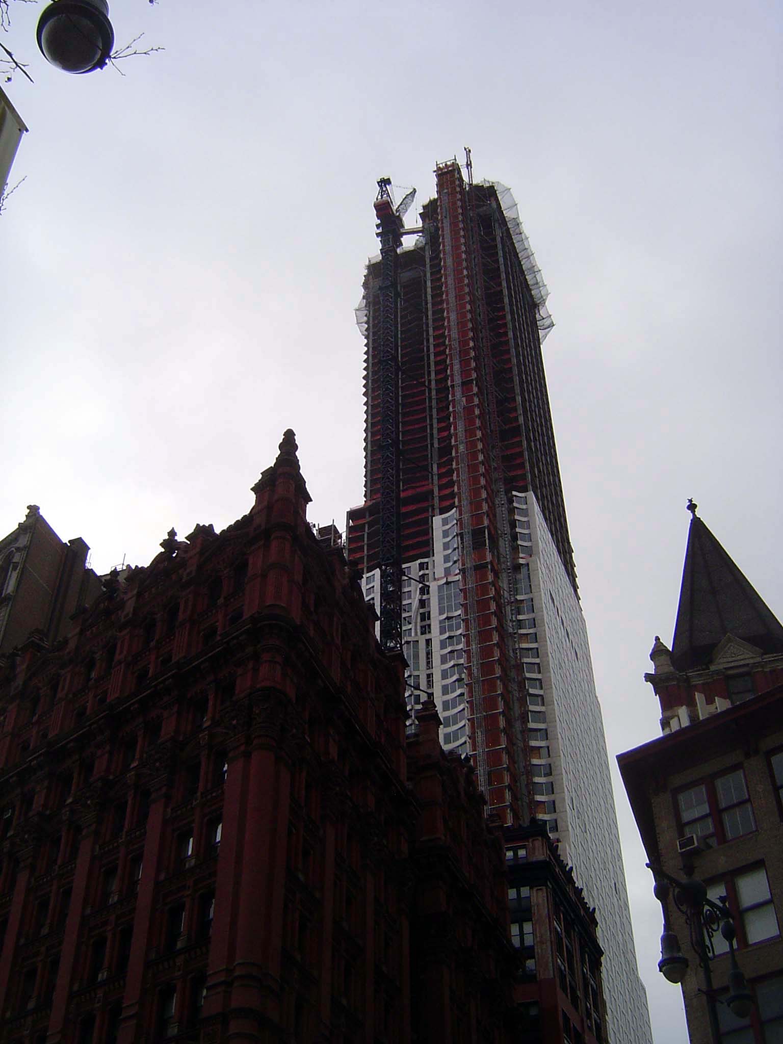 Eight Spruce Street, formerly known as the Beekman Tower and latterly as New York by Gehry, this tower was developed by Forest City Ratner.