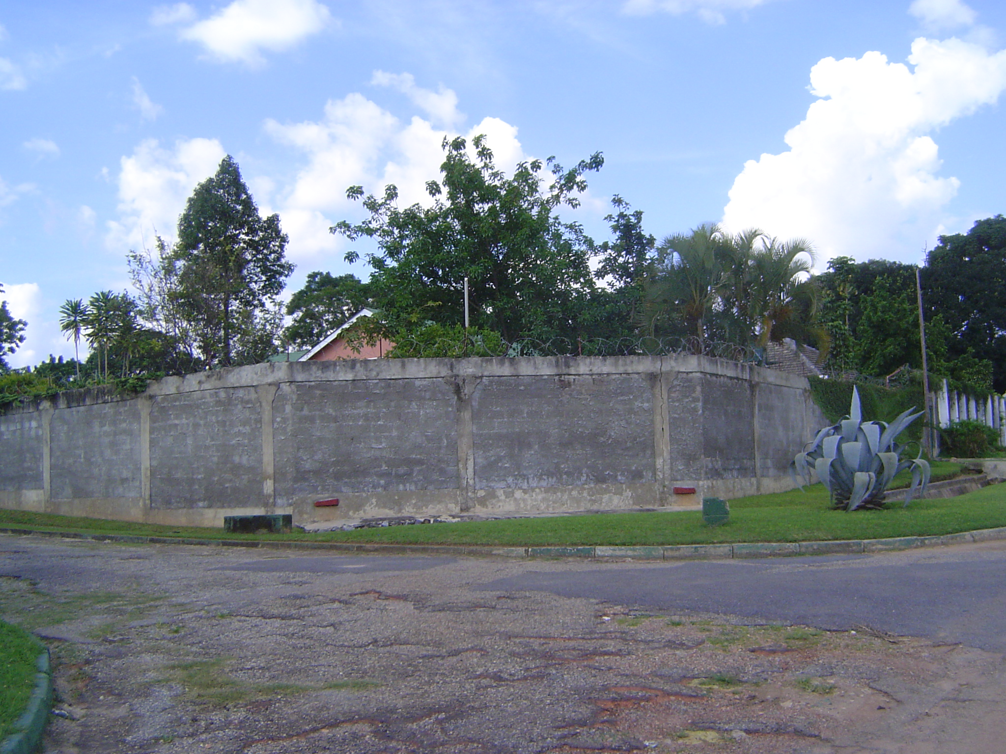 Security must be an issue. The location is Luneta Road formerly Lanchester.