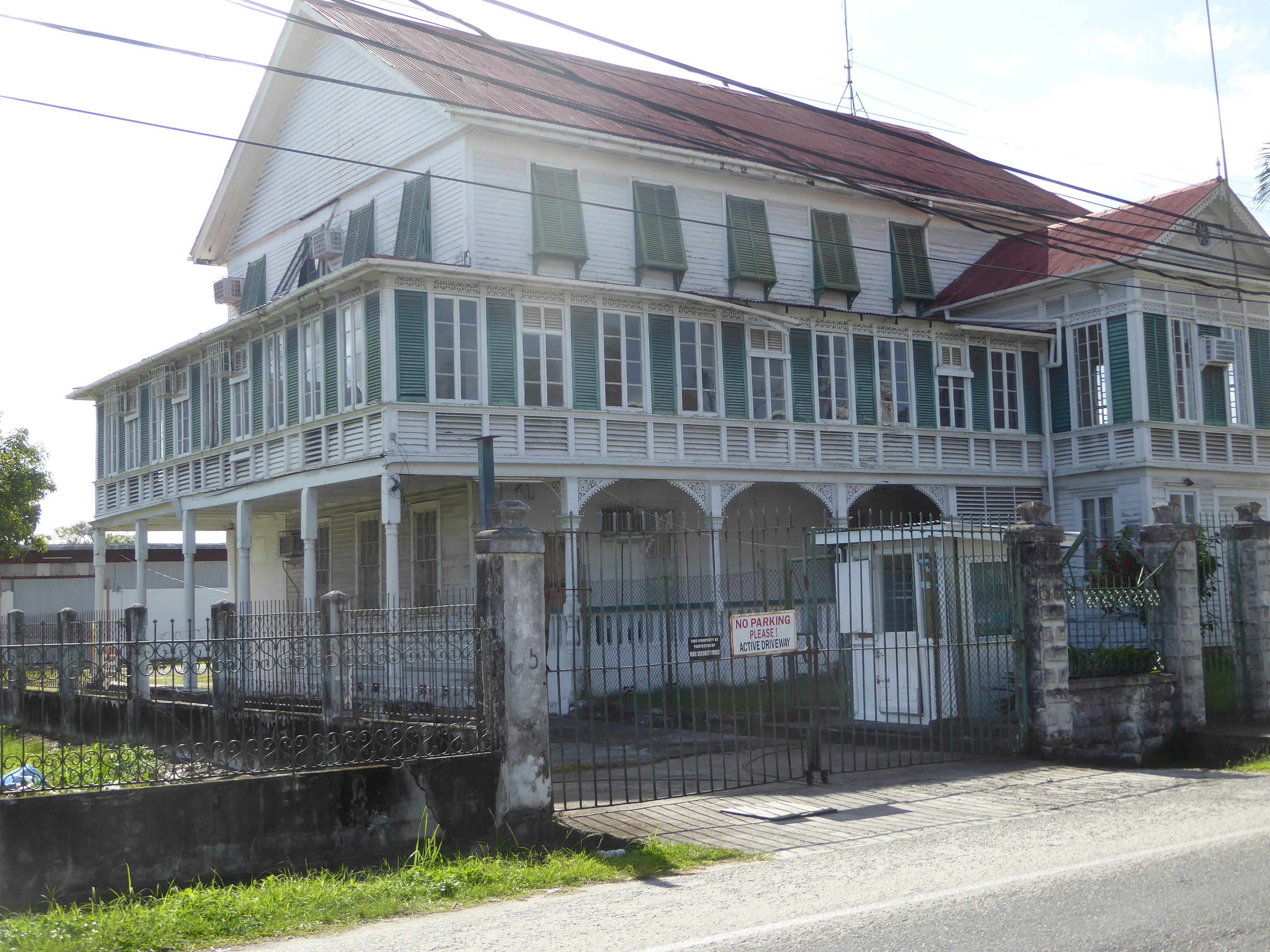 Not every wooden building is so well maintained.