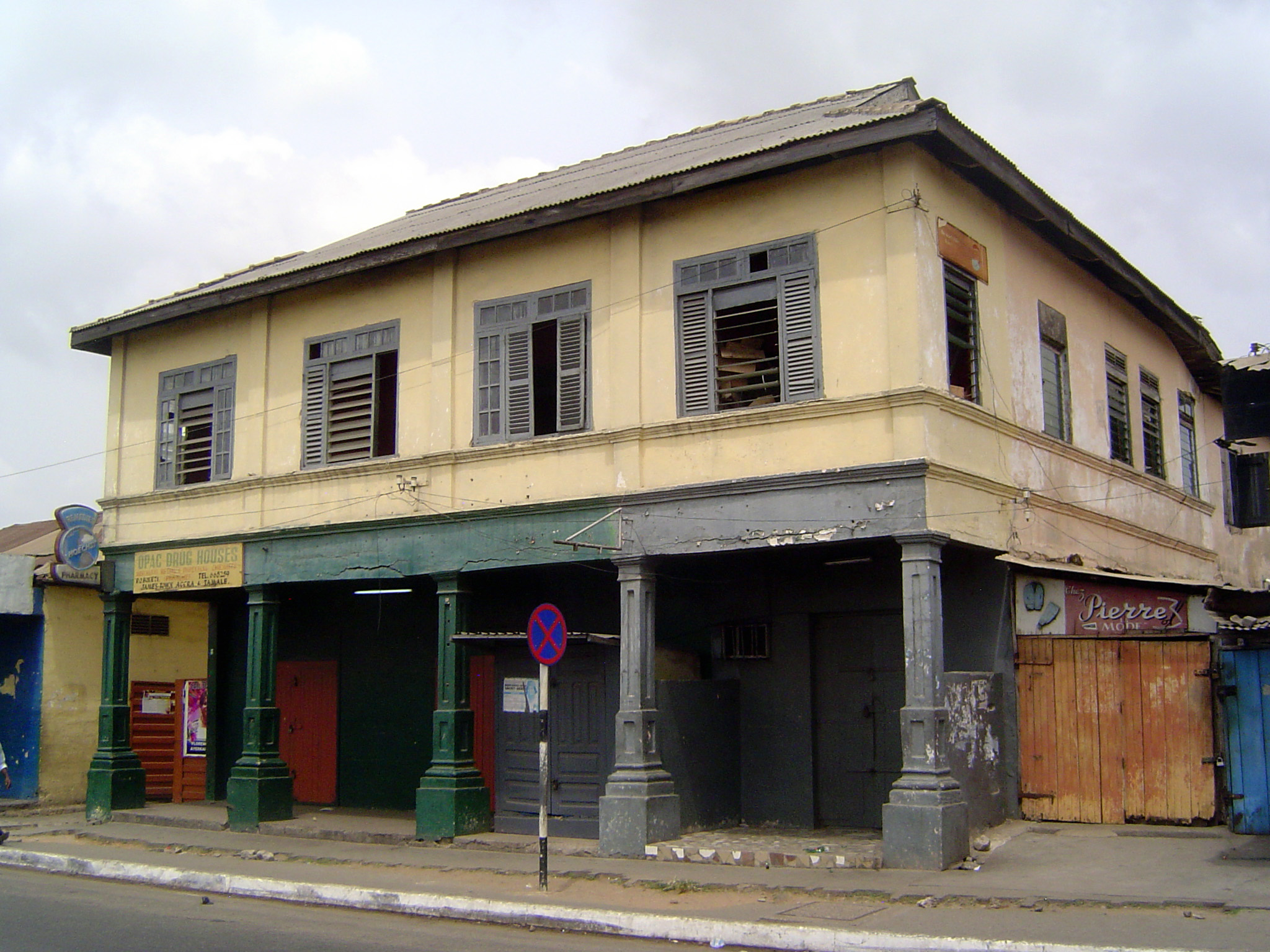 Most buildings in the area remain in poor shape.