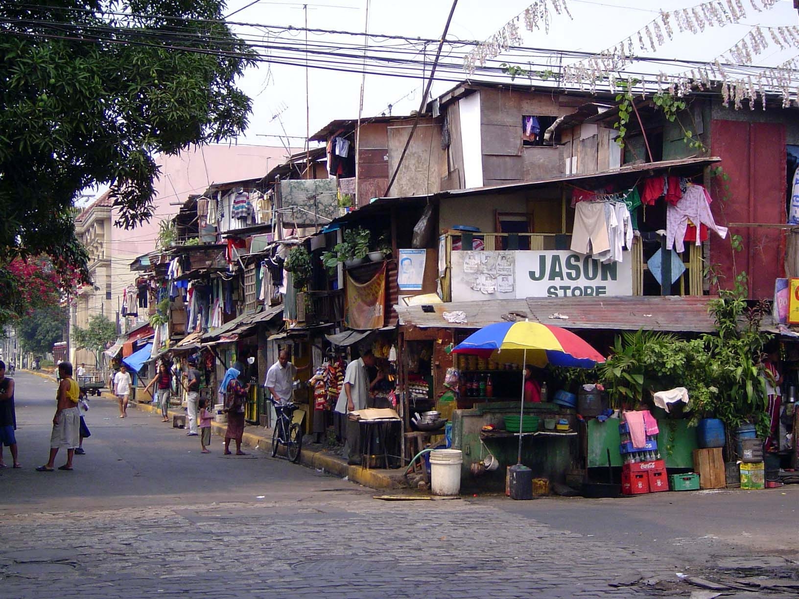 Streetside.