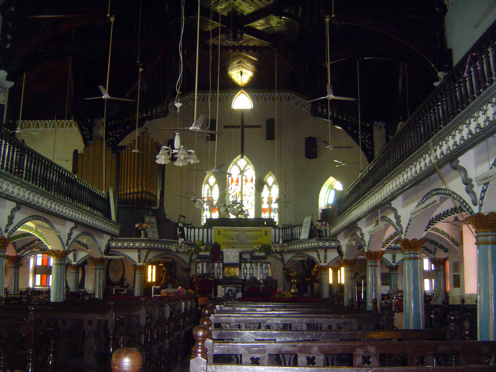 Looking toward the altar.