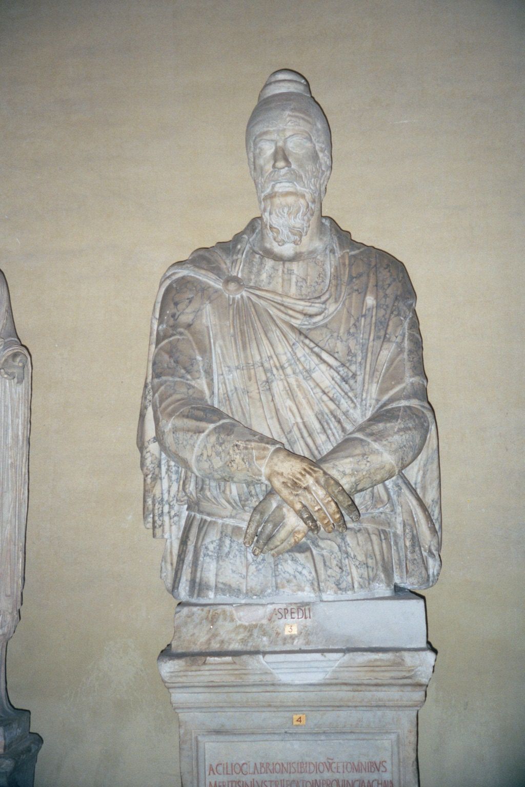 A Dacian more or less, Romanian prisoner, 2nd century AD Vatican museum.